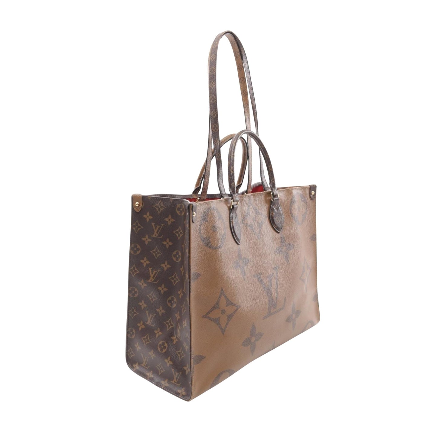 Canvas Tote Bag with Slight Scratching and Staining