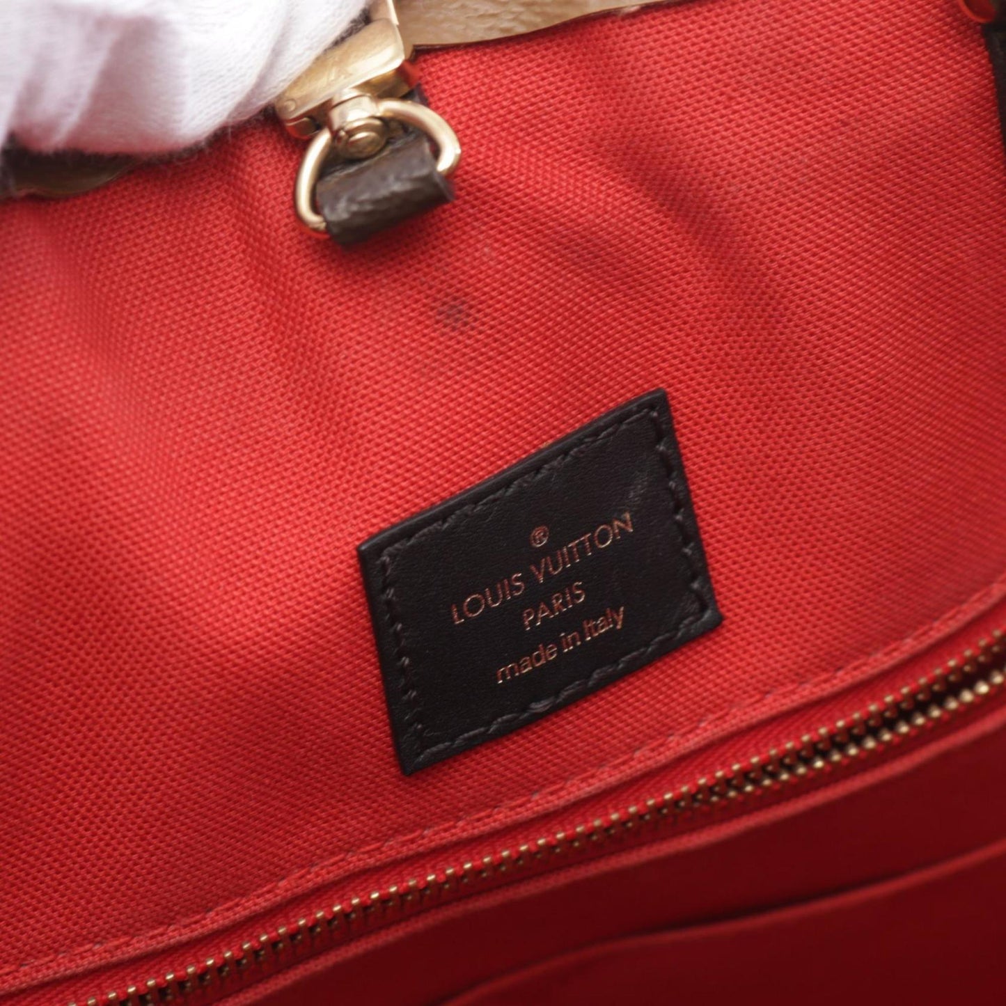 Canvas Tote Bag with Slight Scratching and Staining