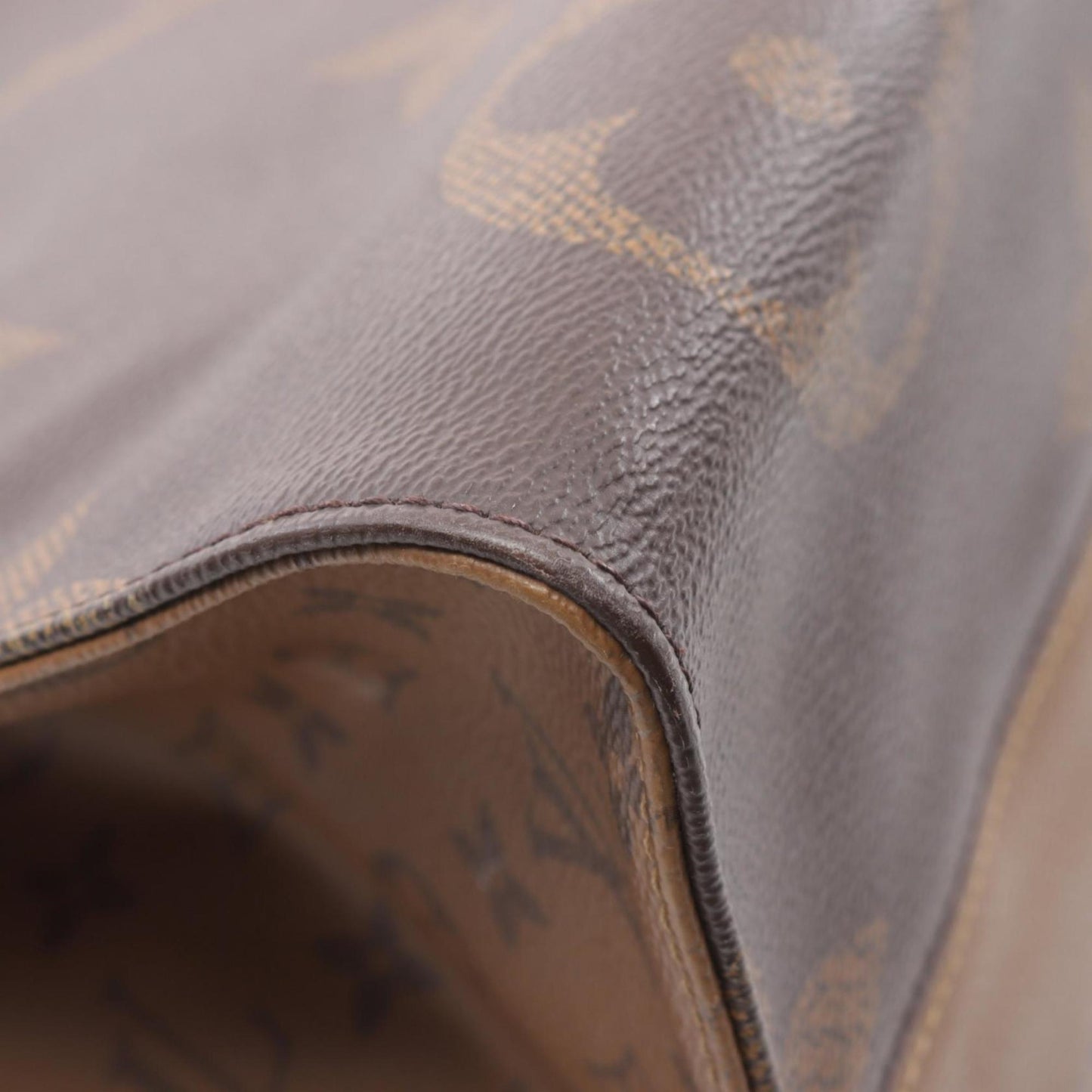 Canvas Tote Bag with Slight Scratching and Staining
