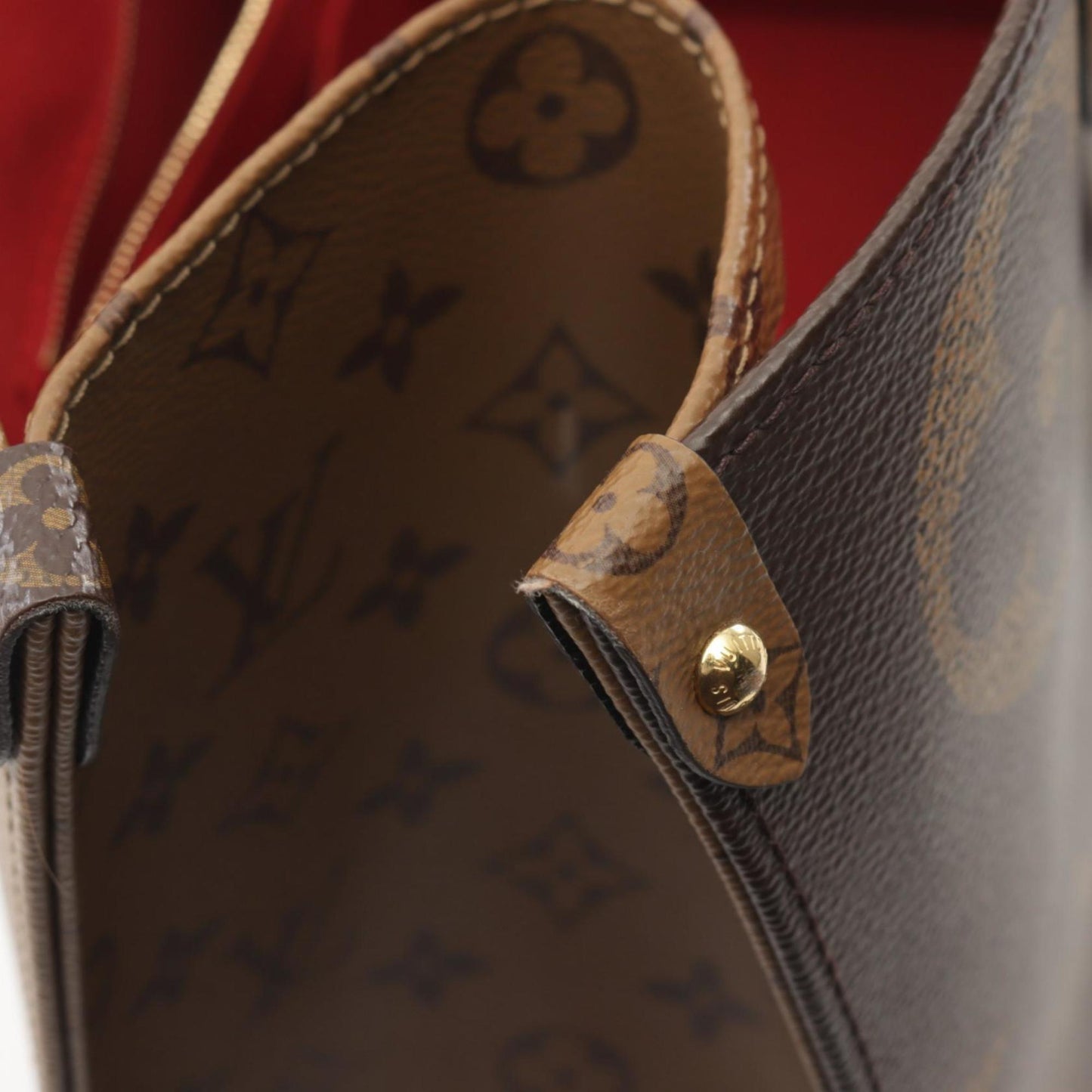 Canvas Tote Bag with Metal Fittings