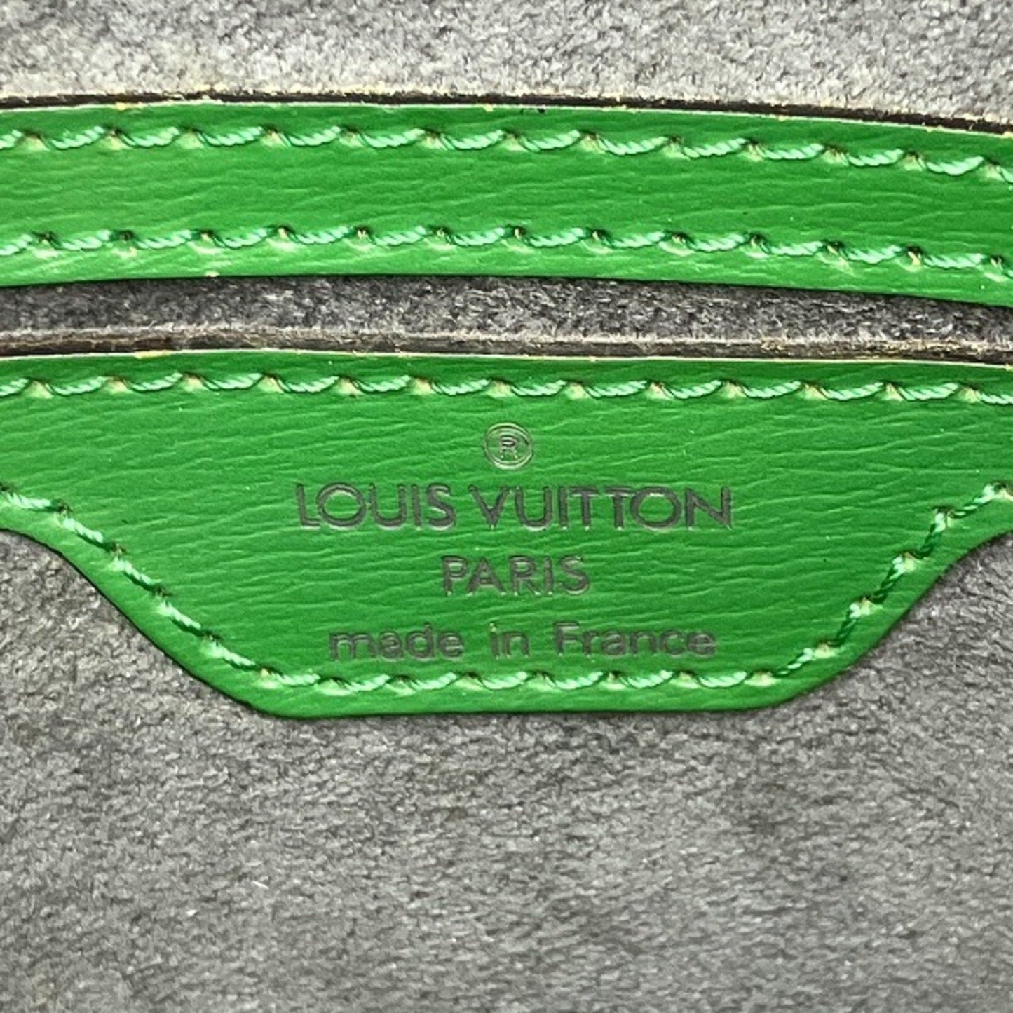 Capucines Tote Green Epi Leather