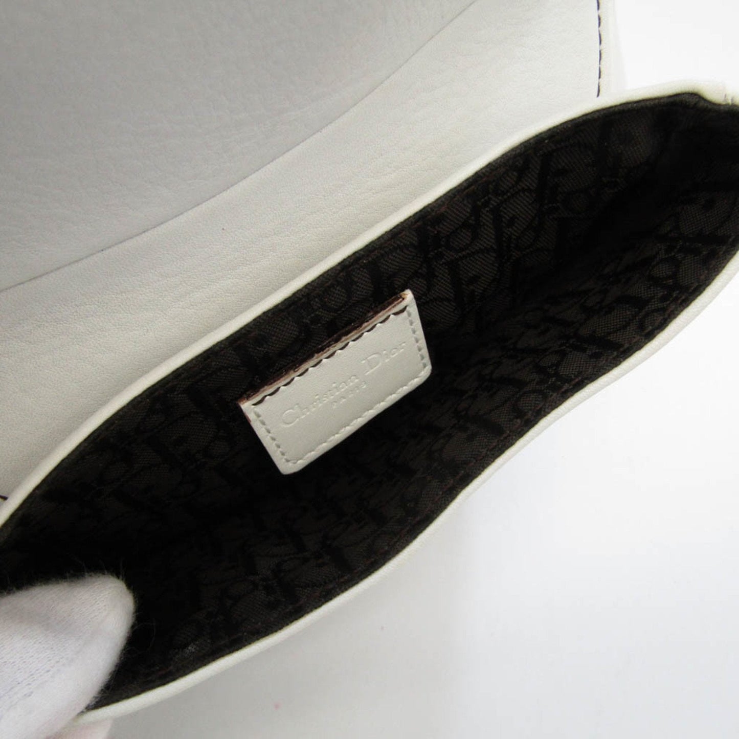 Dior Saddle Leather Clutch Bag ()