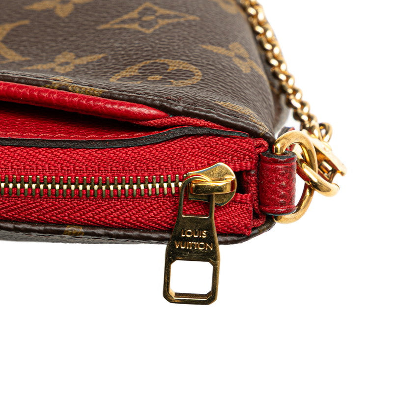 Louis Vuitton Monogram Pallas Clutch 2way Bag M41638