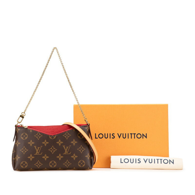 Louis Vuitton Monogram Pallas Clutch 2way Bag M41638