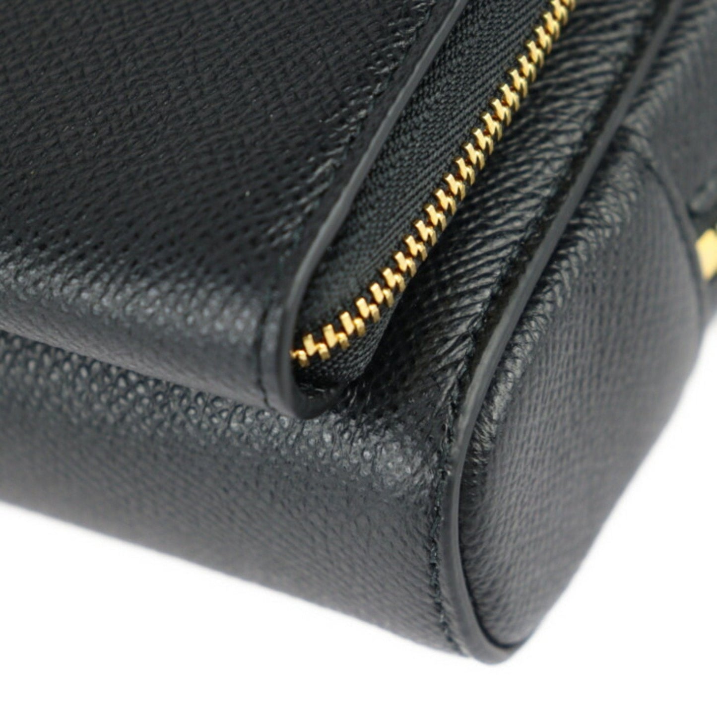 Christian Dior Caro Double Pouch Shoulder Bag S7431UBAE Leather Black Second Clutch R2415083010047