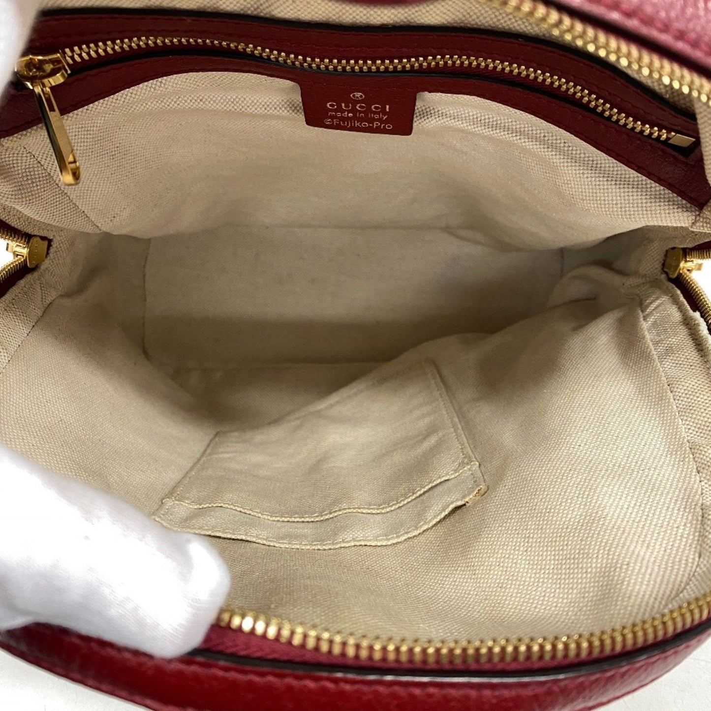 GUCCI 647816 GG Supreme Backpack/Daypack Bag Backpack Daypack Beige Women's