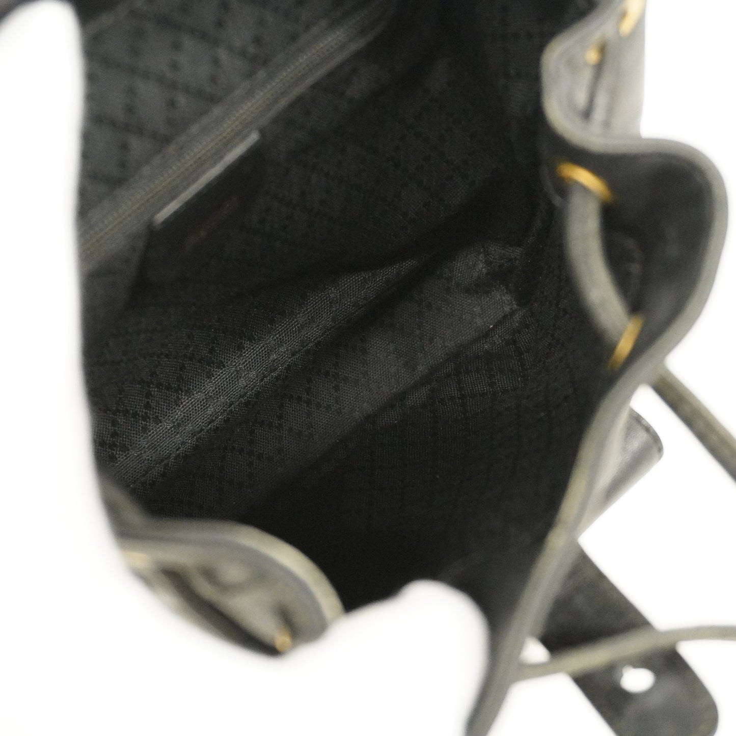 Gucci Bamboo Rucksack 003 1705 0030 Women's Leather Backpack Black