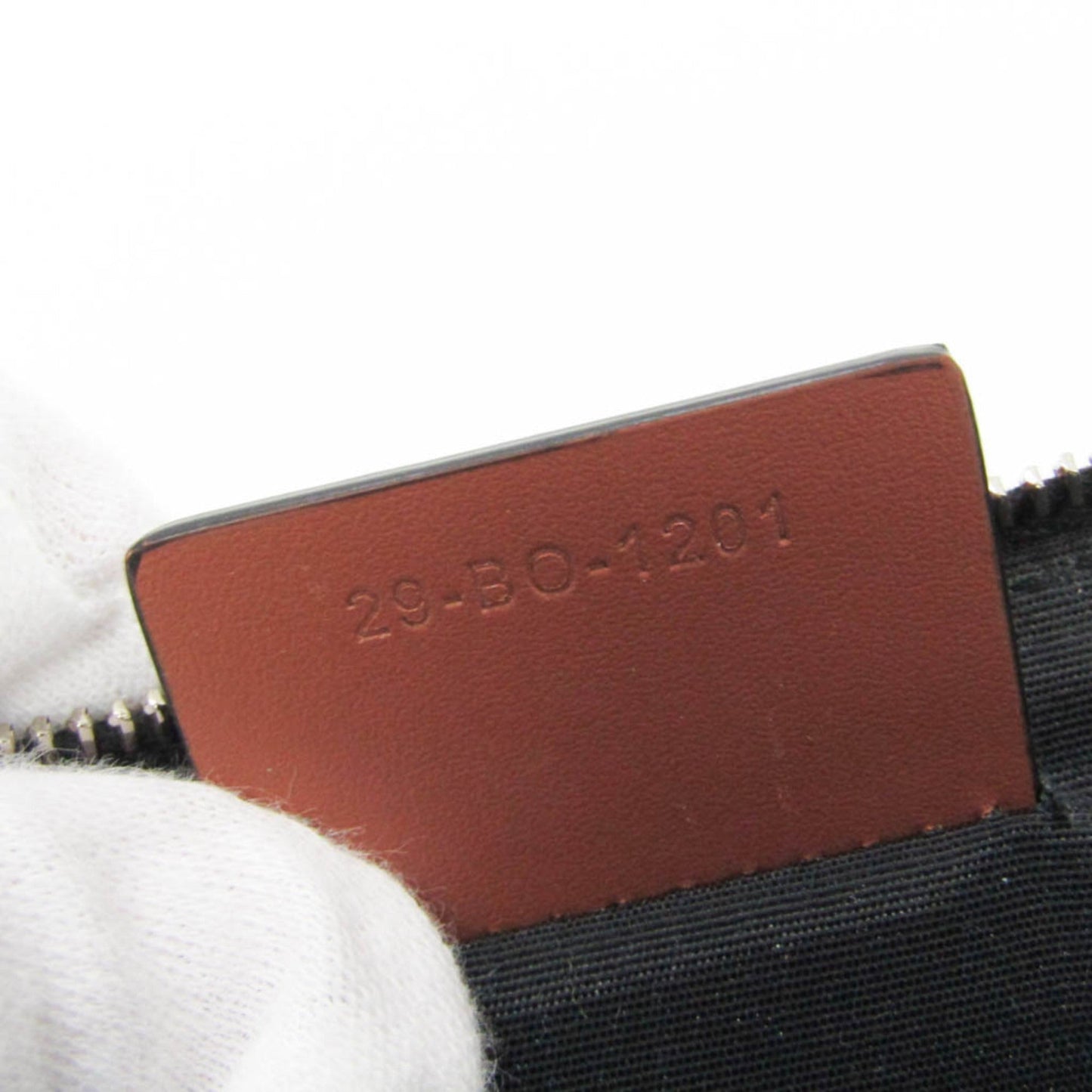 Christian Dior ON THE ROAD Jack Kerouac Women,Men Leather Clutch Bag Brown,Multi-color