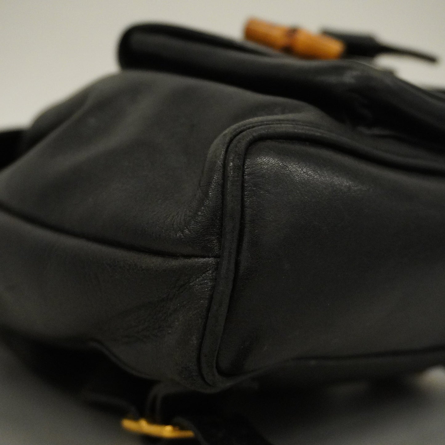 GUCCI Bamboo Rucksack 003 1705 0030 Women's Leather Backpack Black
