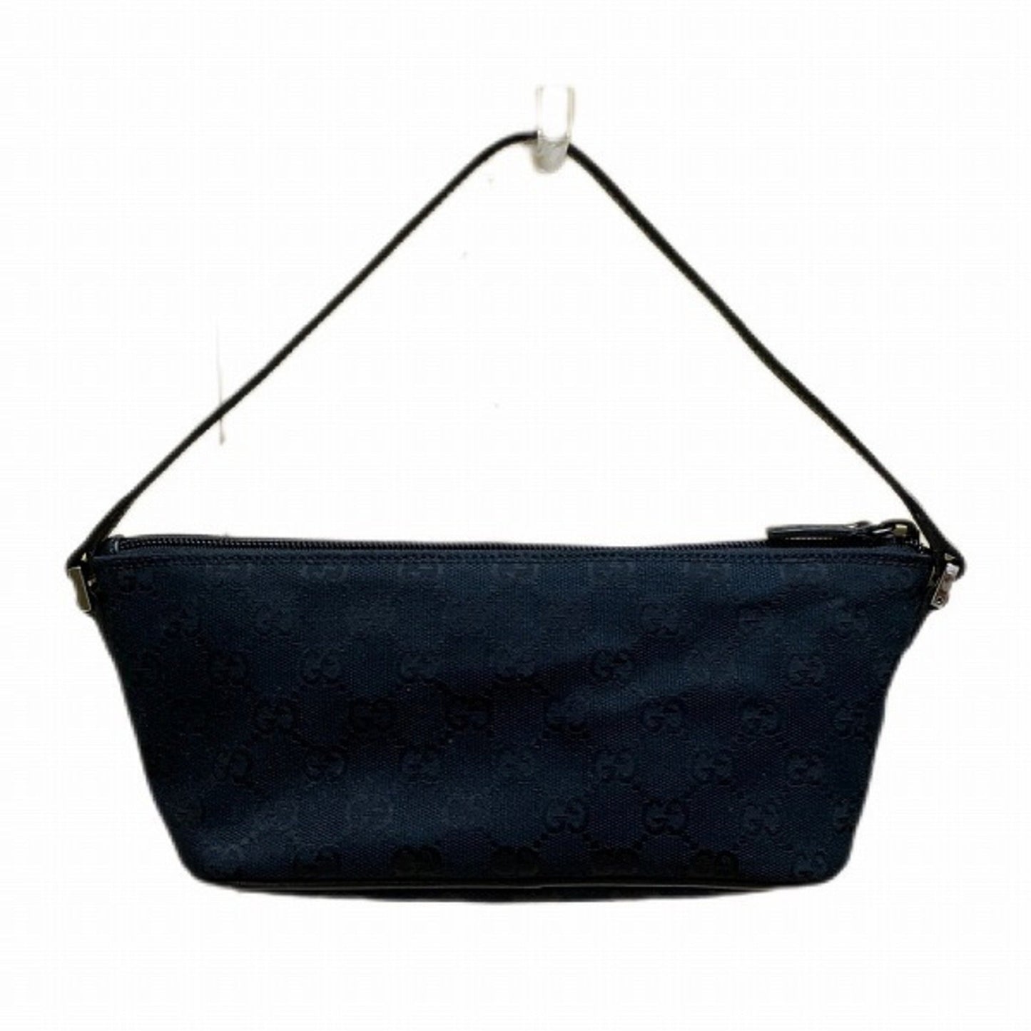 GUCCI GG canvas pattern hand pouch black bag handbag ladies