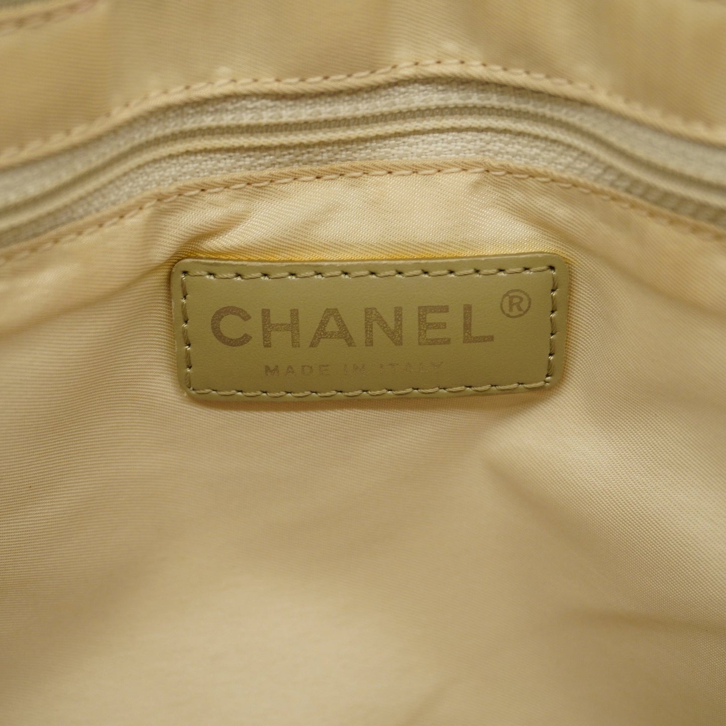 CHANEL New Travel Line Tote Bag Women's Nylon Canvas Gray