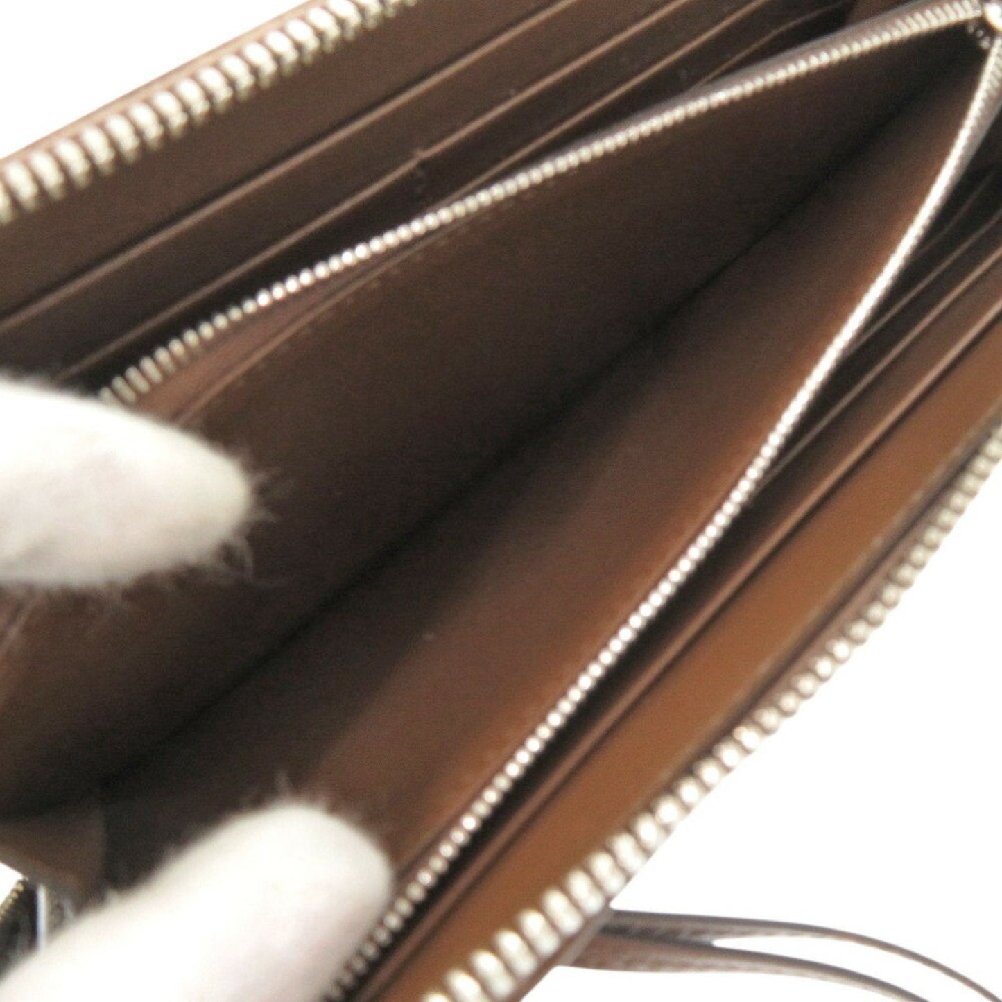 Gucci The Hacker Project Neo Classic Balenciaga Collaboration 681710 GG Canvas Beige Brown Long Wallet 1135GUCCI