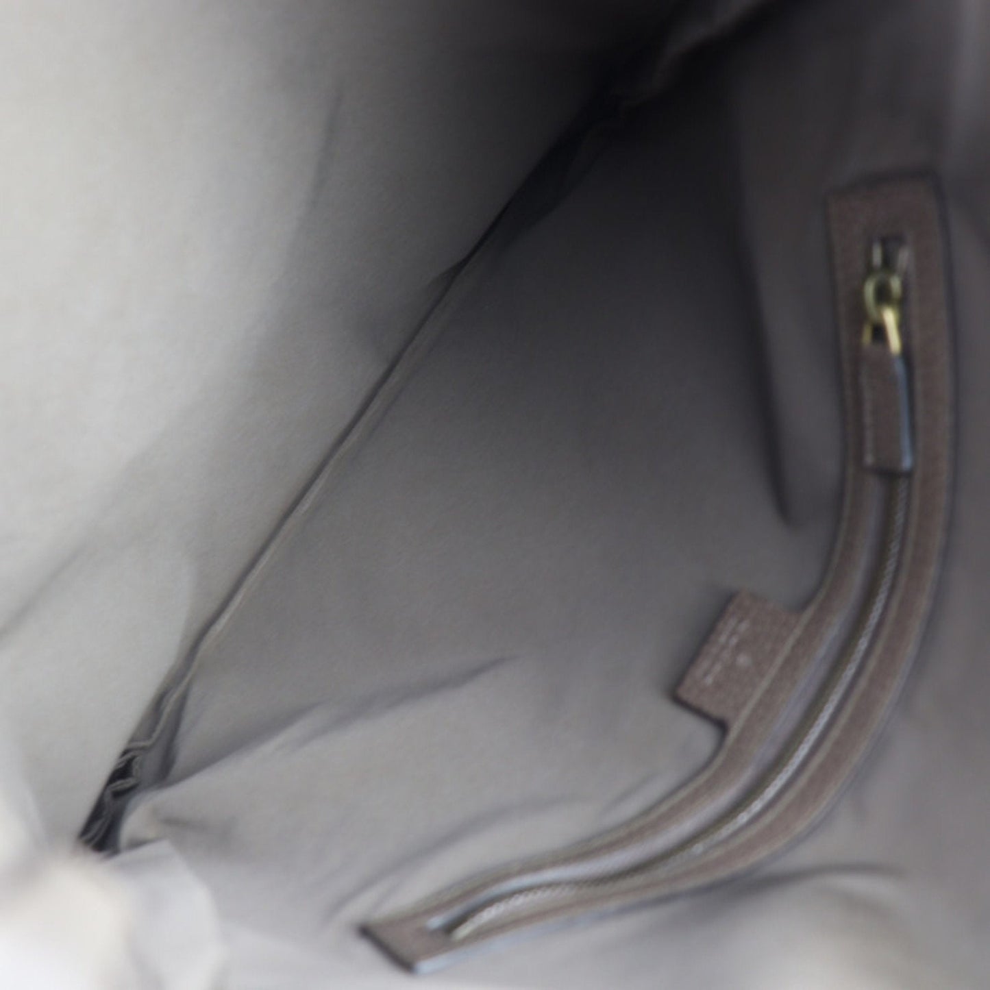GUCCI Drawstring Backpack GG Supreme Angry Cat Backpack/Daypack 473872 Leather Beige Yellow Brown Head Tiger