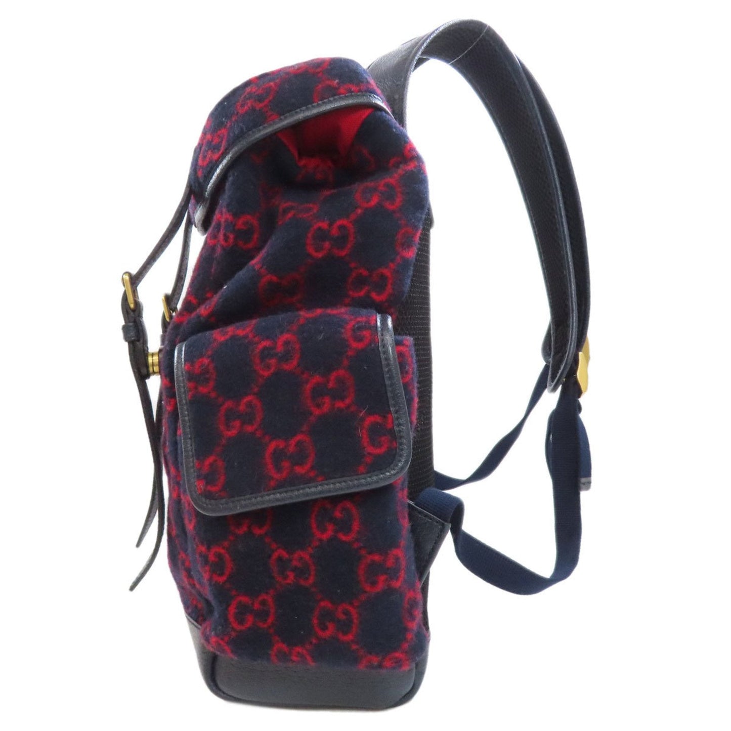 Gucci 598184 GG Wool Backpack/Daypack Women's GUCCI