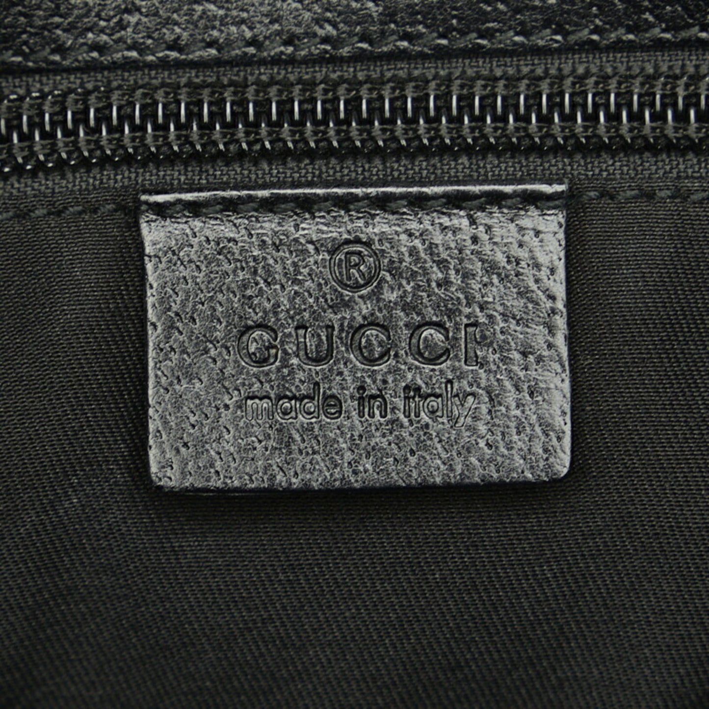 GUCCI GG Canvas Shoulder Bag 114273 Black Leather Women's