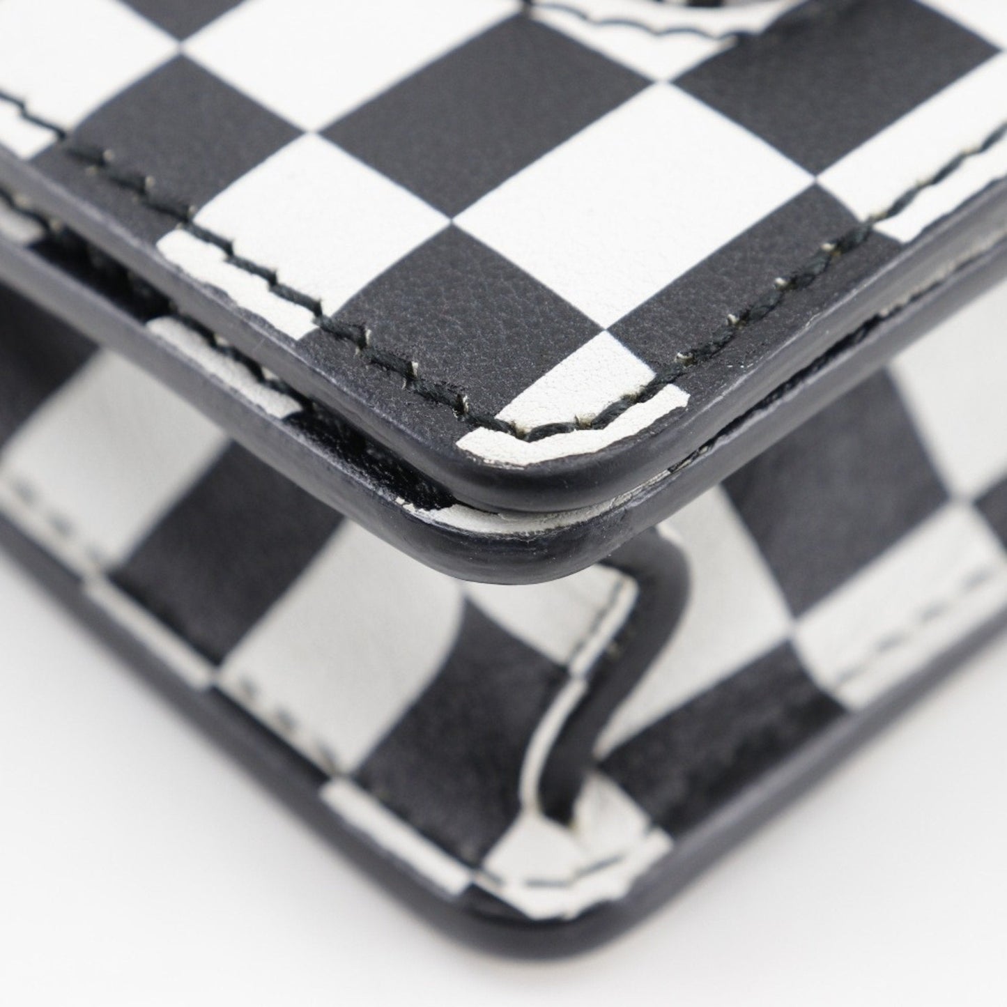 Christian Dior Jadior Shoulder Bag Clutch Calf Black/White 2way Type Women's