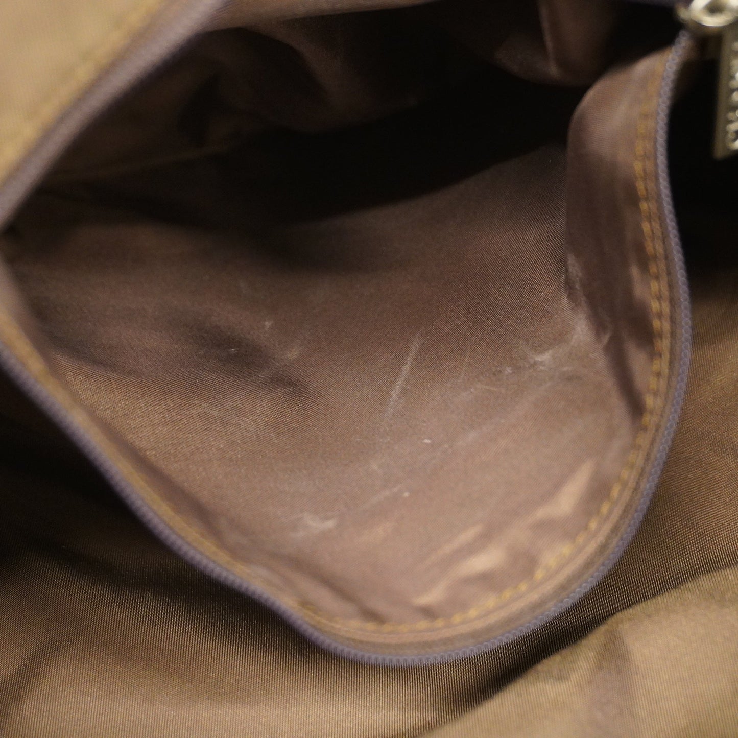 CHANEL New Travel Line Tote Bag Women's Nylon,Leather Khaki