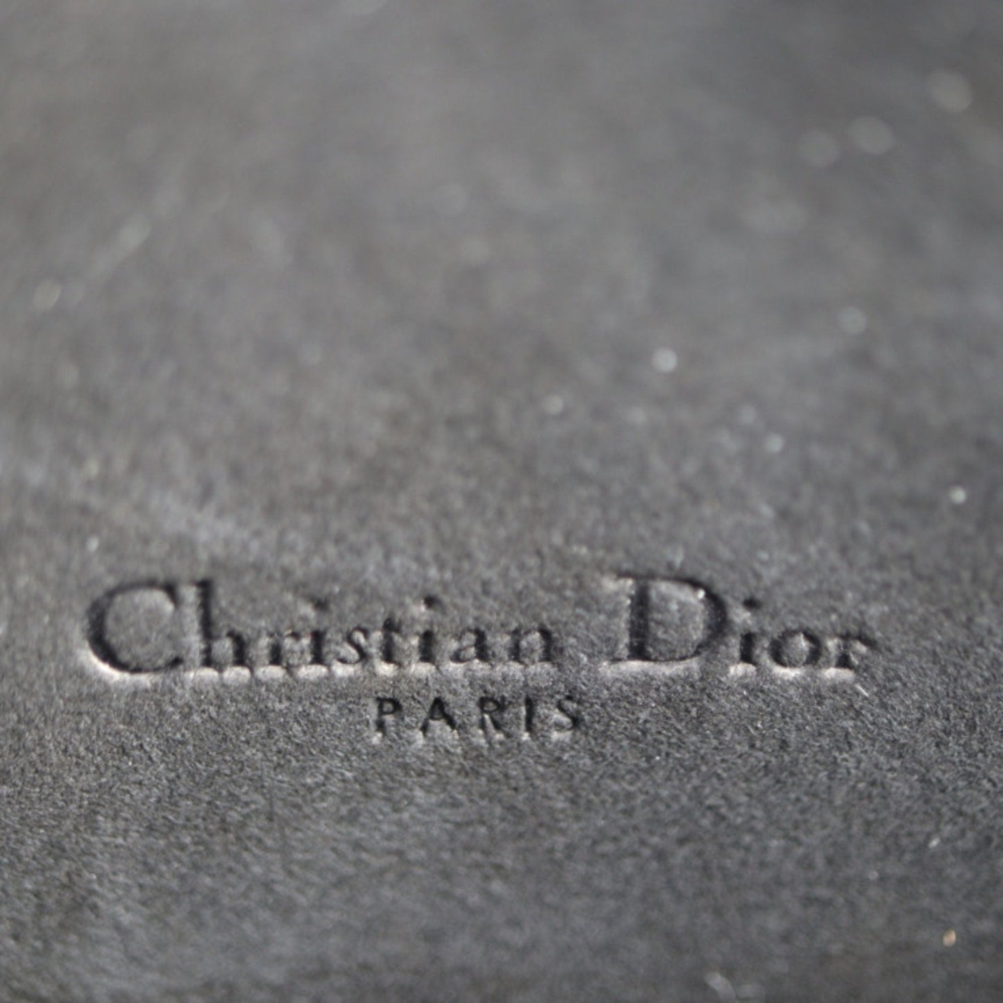 Christian Dior Caro Double Pouch Shoulder Bag S7431UBAE Leather Black Second Clutch R2415083010047