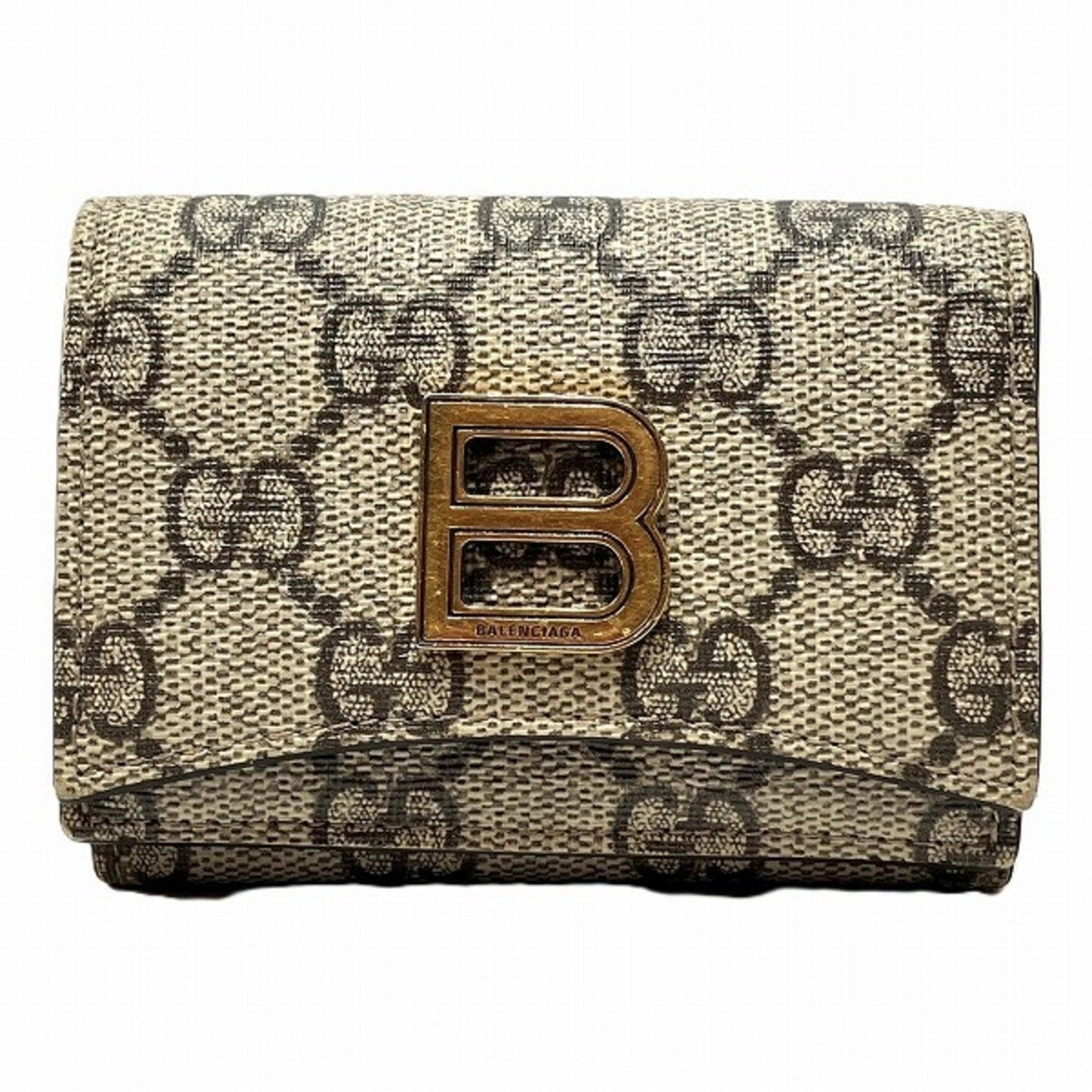 Gucci x Balenciaga The Hacker Project Business Card Holder/Card Case Wallet 681700 Tri-fold for Men and Women