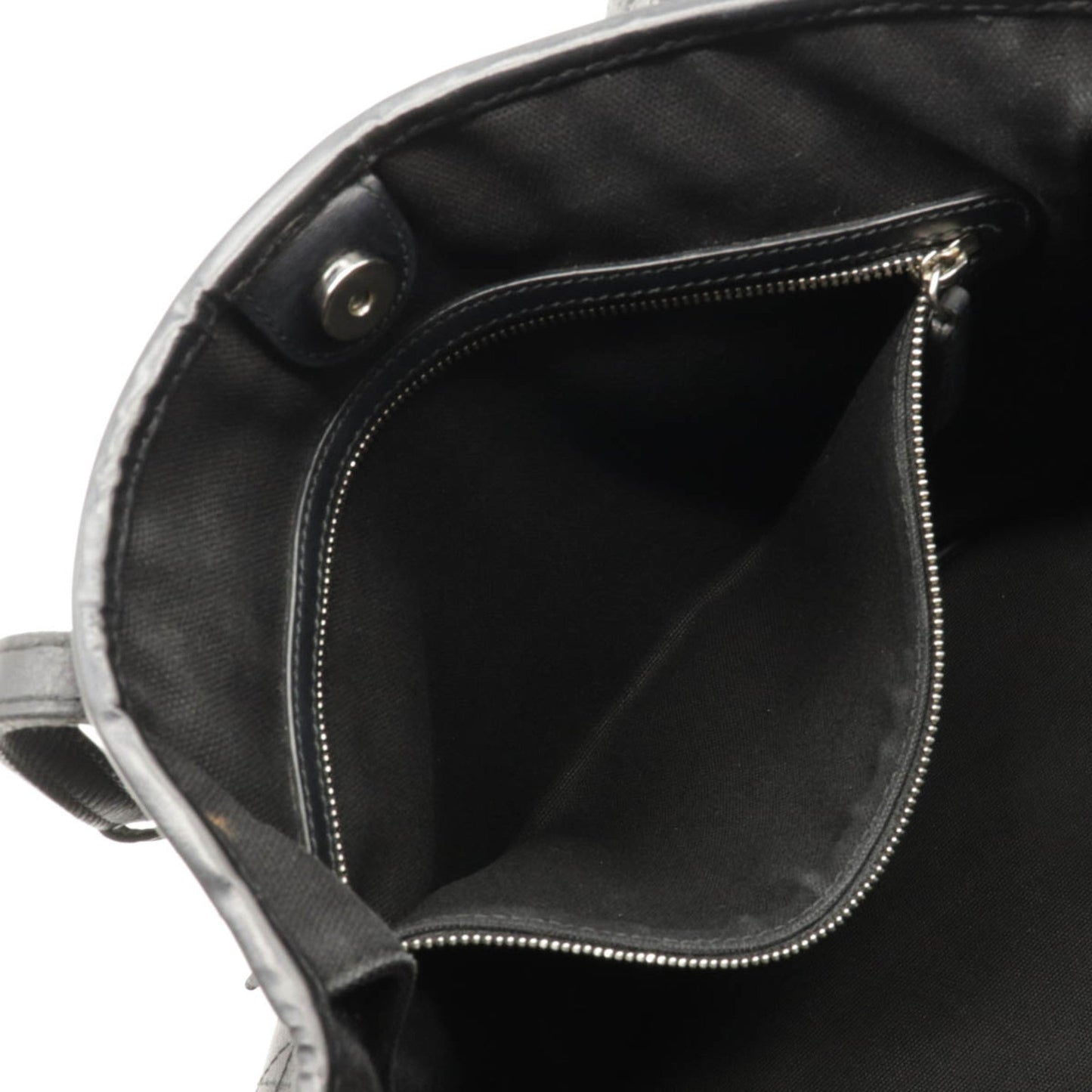 BagsChristian Dior Christian Lady Cannage Pana Tote Bag Coated Canvas Leather Black