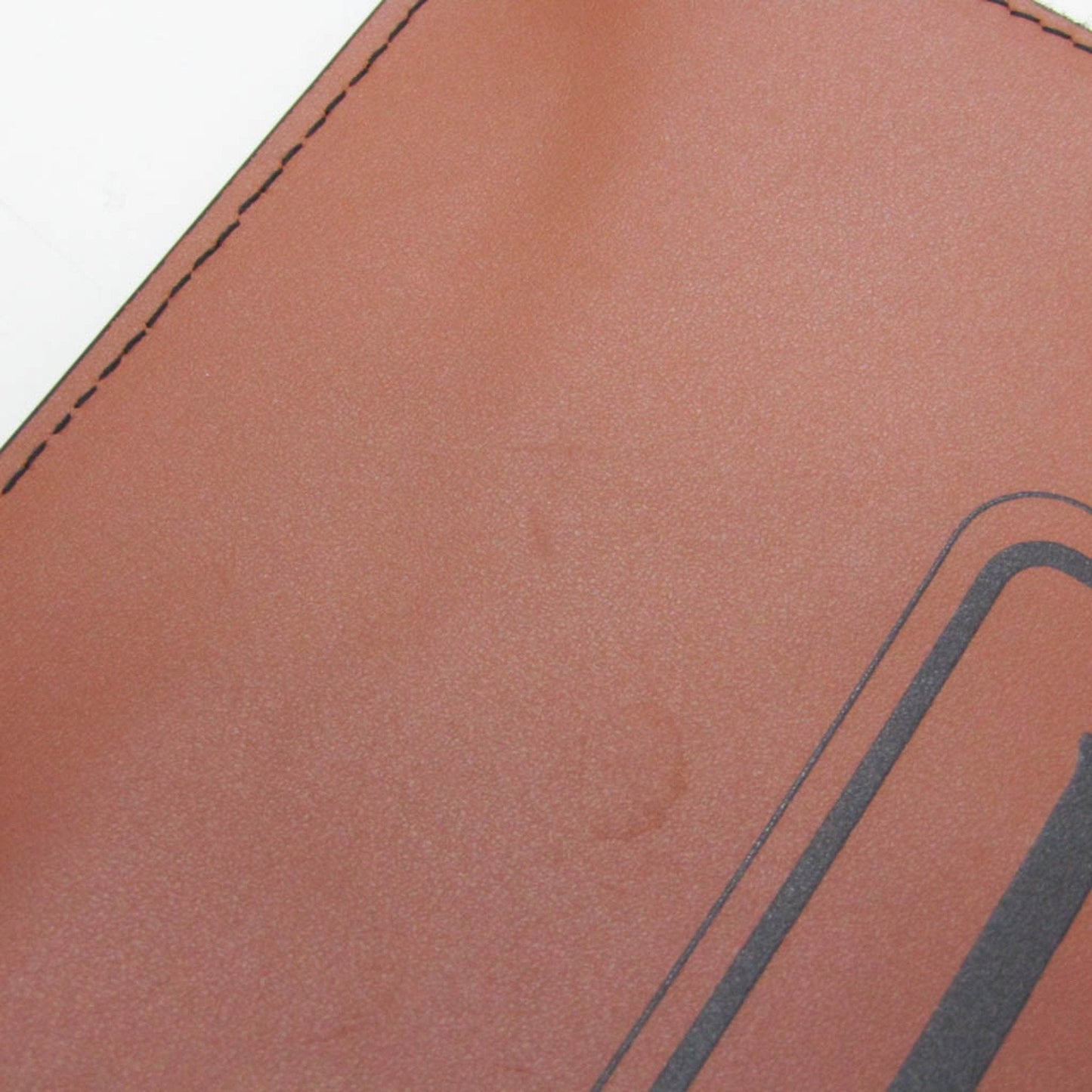 Christian Dior ON THE ROAD Jack Kerouac Women,Men Leather Clutch Bag Brown,Multi-color
