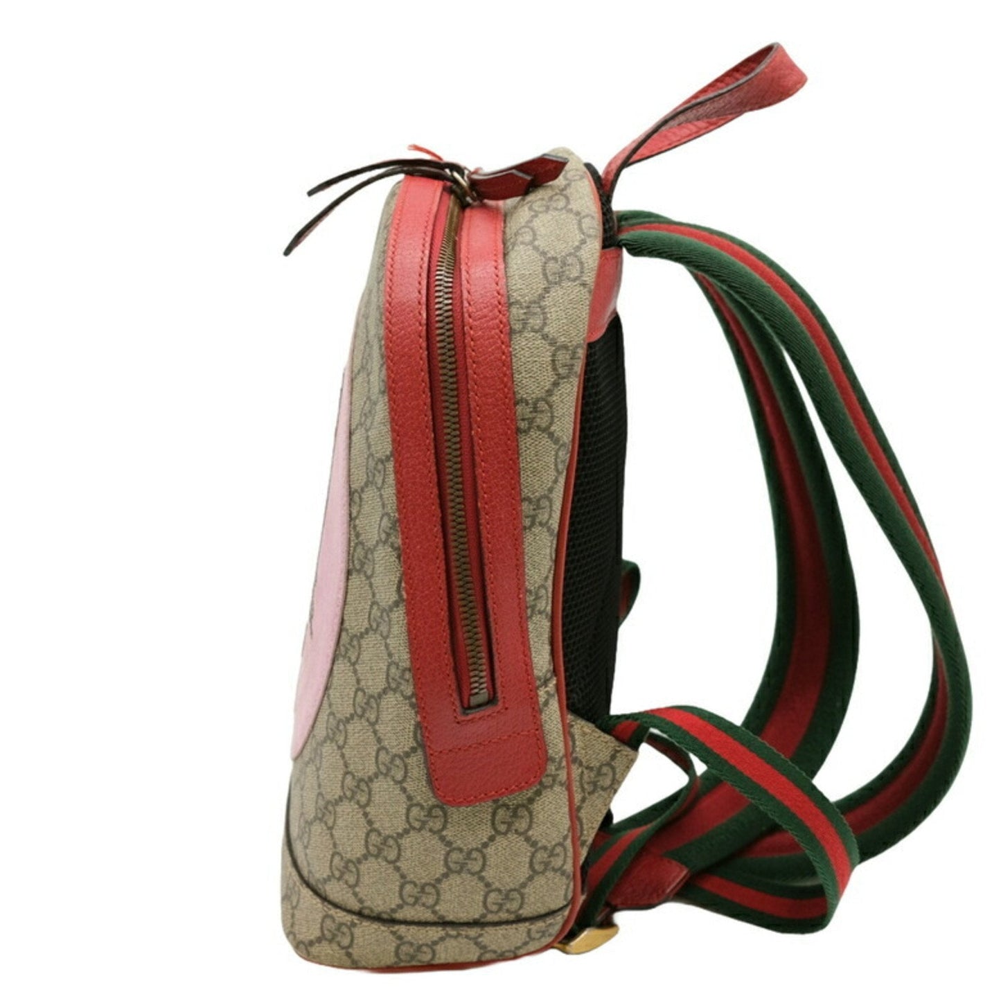 GUCCI Bosco GG Supreme Embroidered Backpack Daypack Canvas Leather 495621
