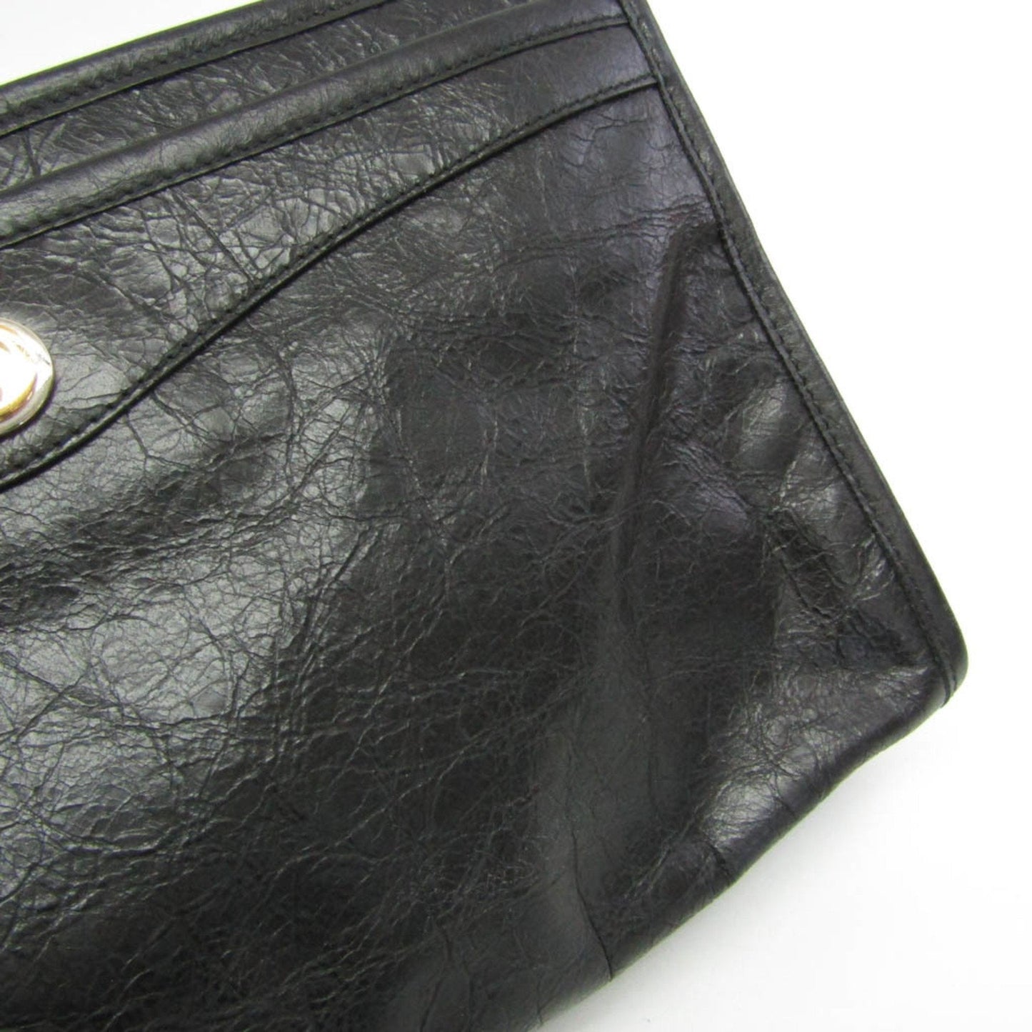 Gucci Interlocking 575991 Women,Men Leather Clutch Bag Black