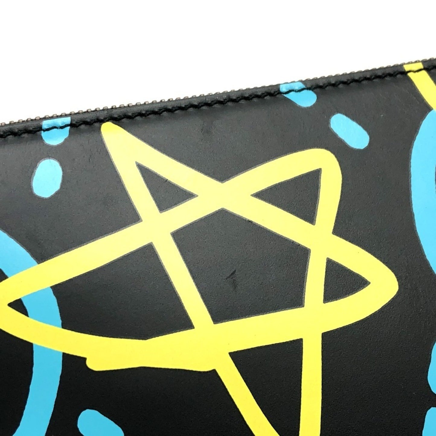 GUCCI 429004 Ghost Clutch Bag Shoulder Leather Women's Black