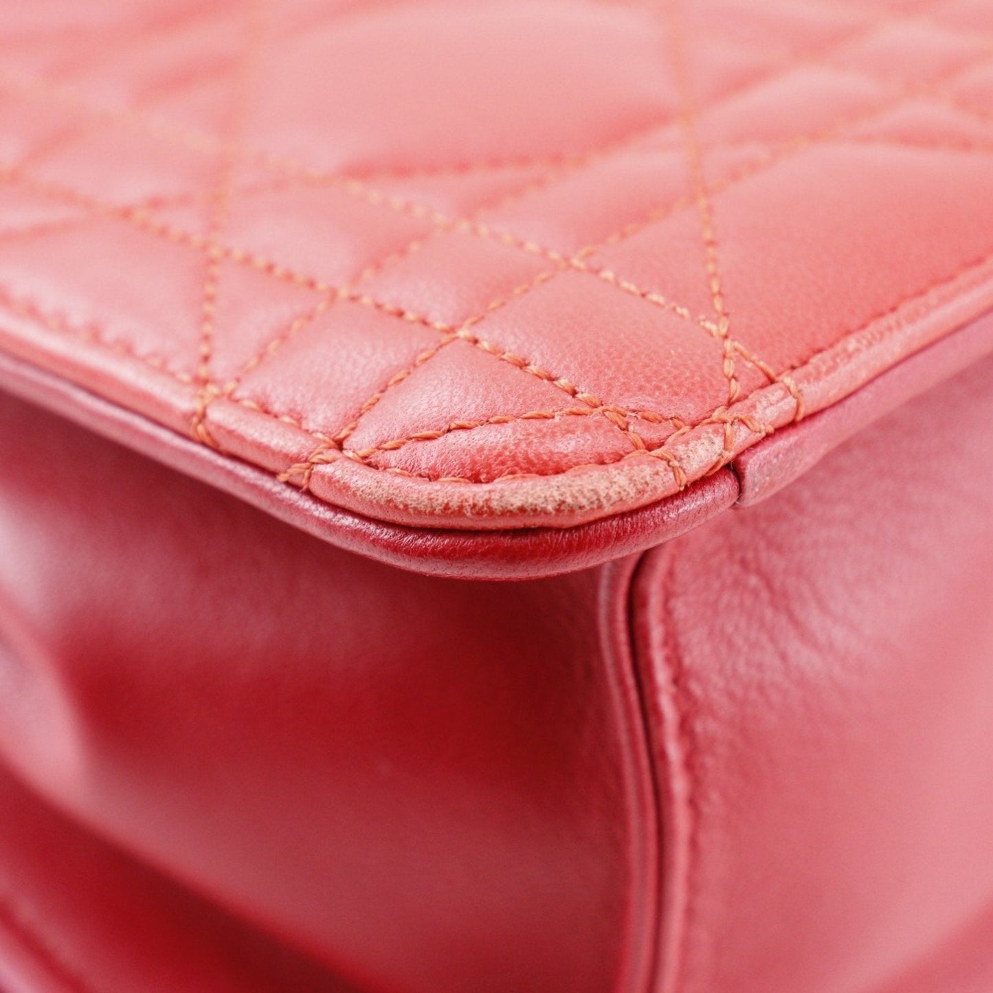 Christian Dior Chain Shoulder Bag Cannage Clutch S0252OTRI M79D Lambskin Red/Pink 2way Flap ChainShoulder Women's T131825677