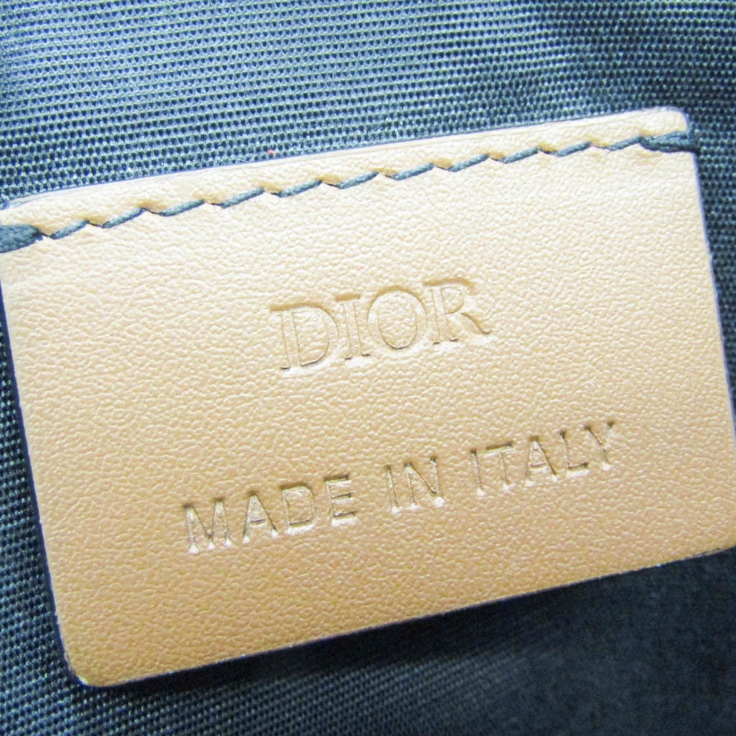 Christian Dior ON THE ROAD Jack Kerouac Women,Men Leather Clutch Bag Brown,Multi-color