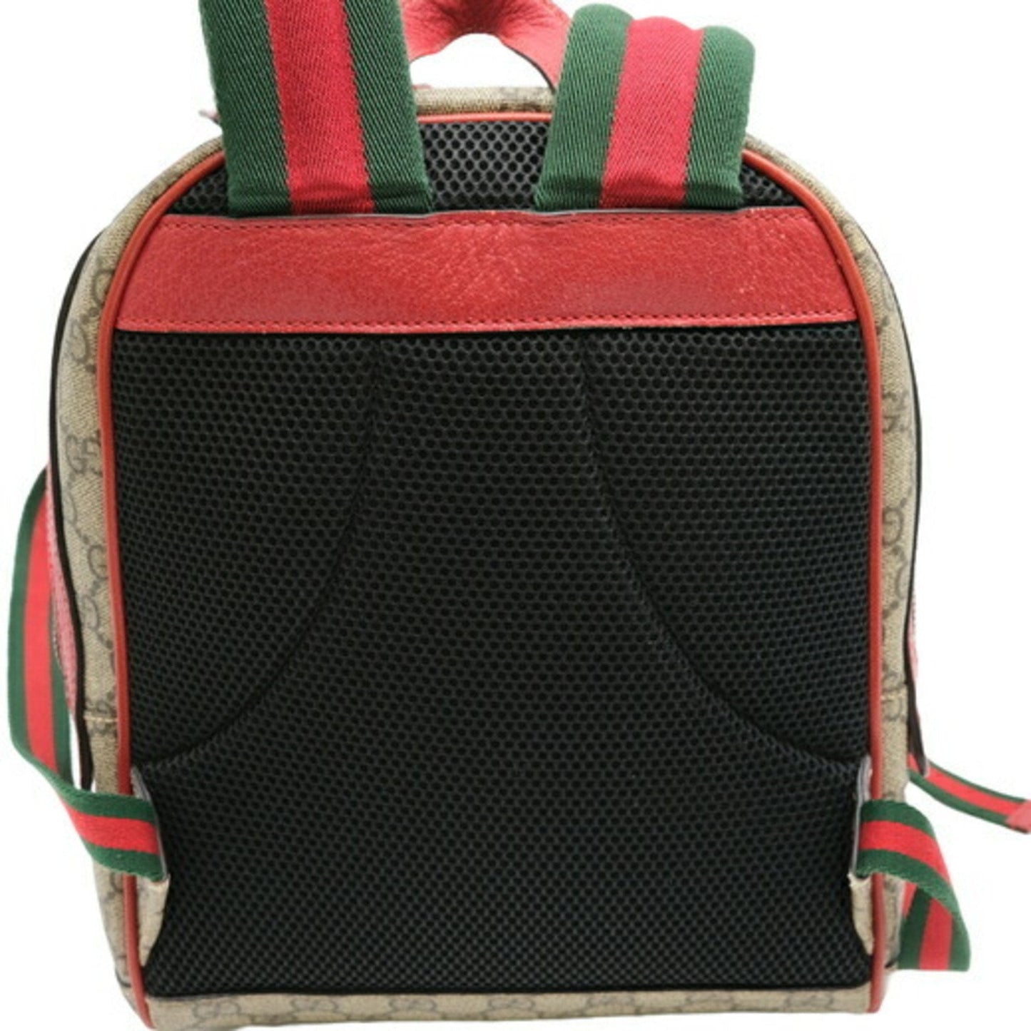 GUCCI Bosco GG Supreme Embroidered Backpack Daypack Canvas Leather 495621