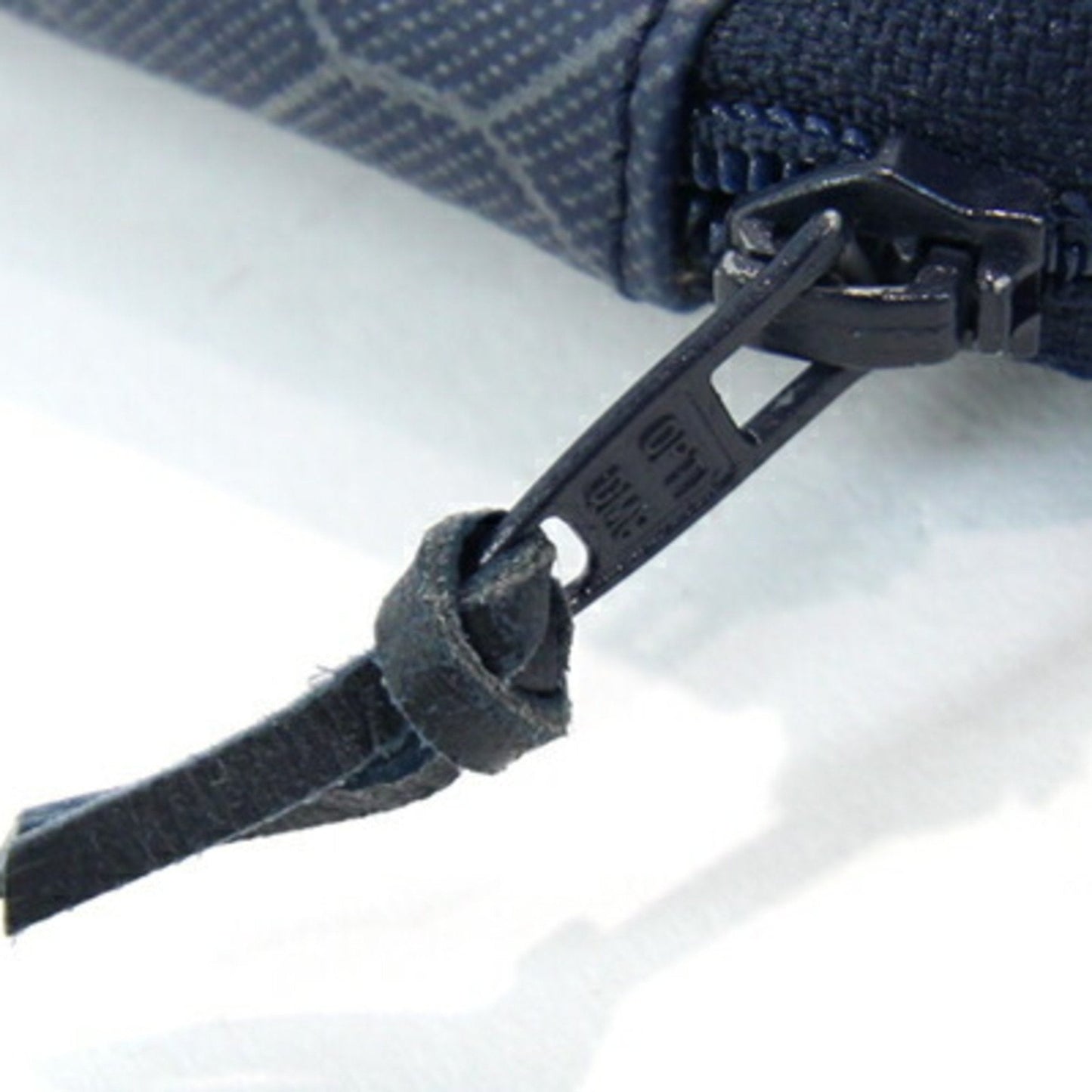 Christian Dior Dior Clutch Bag Navy PVC Leather Second Old Men's DIOR