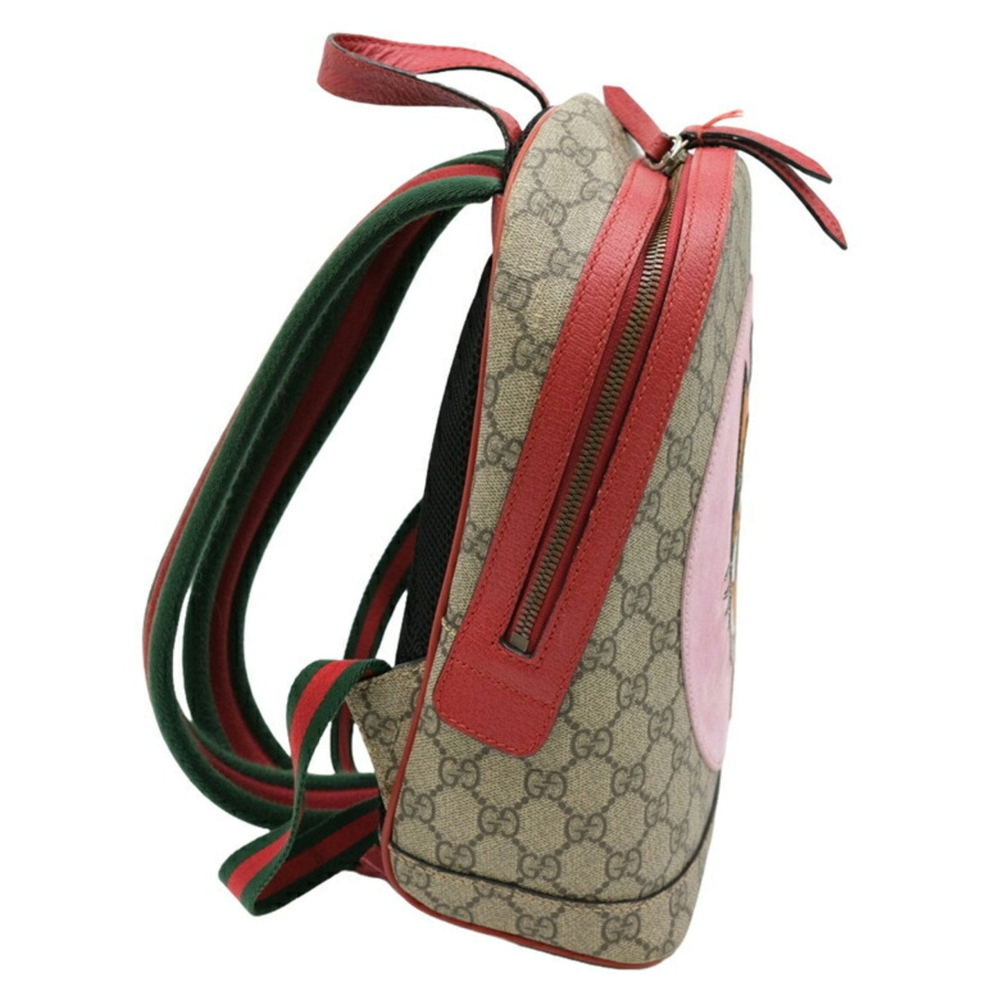 GUCCI Bosco GG Supreme Embroidered Backpack Daypack Canvas Leather 495621