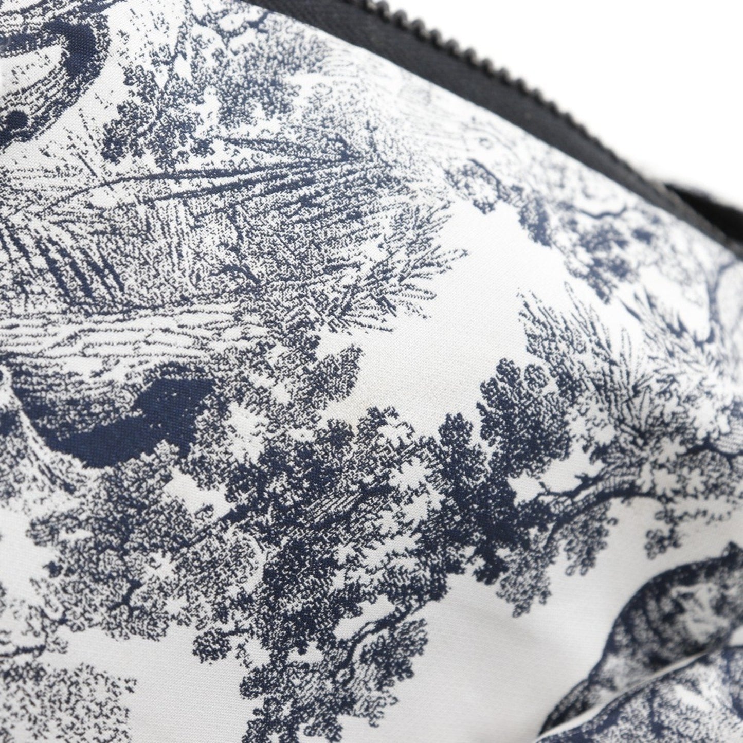 Christian Dior Small Backpack Rucksack/Daypack Toile de Jouy M6108SNTJ Nylon Black/White 2way A5 Double Women's