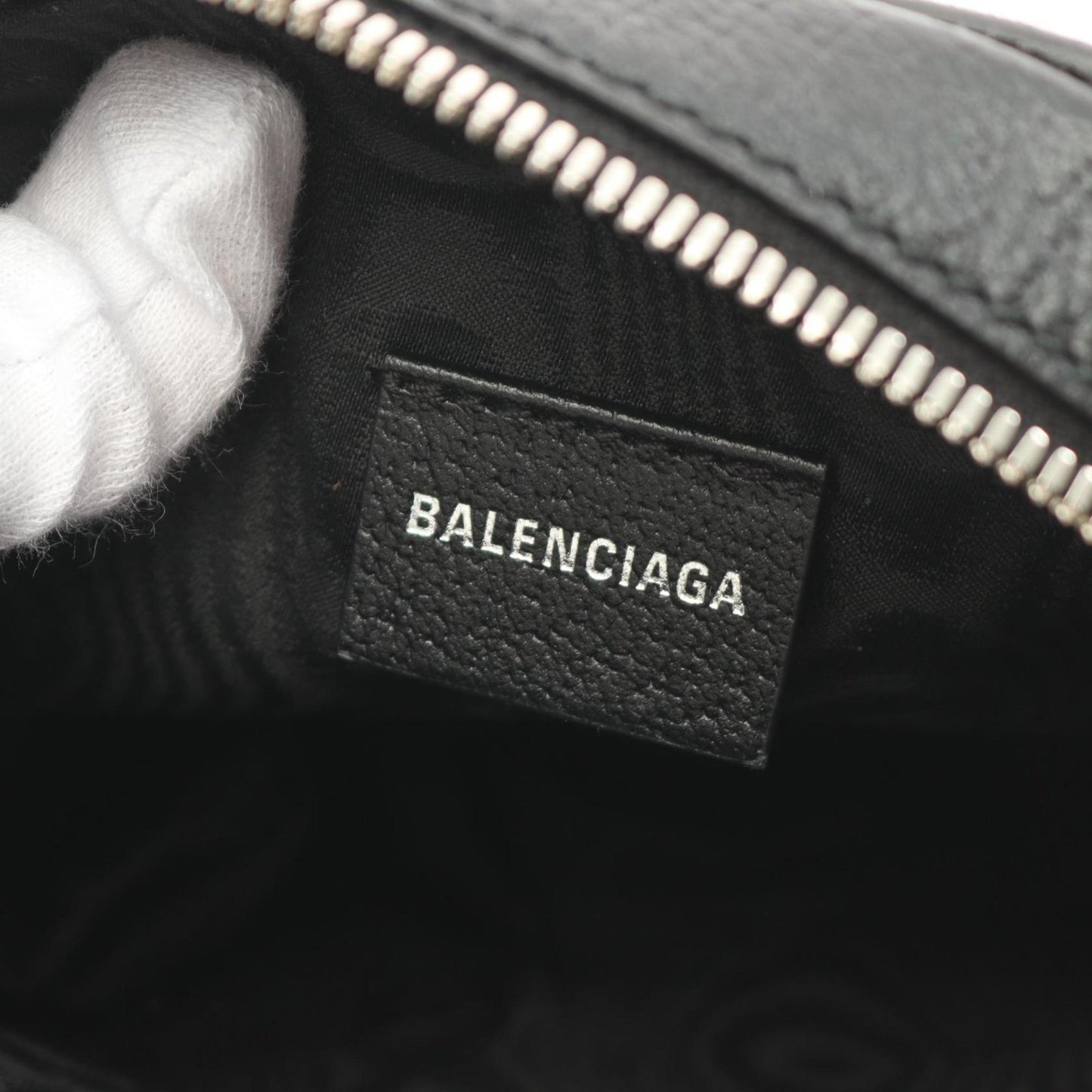 BALENCIAGA x GUCCI Hacker Project Shoulder Bag Canvas Leather Men's Black Multicolor 680129 1000・R