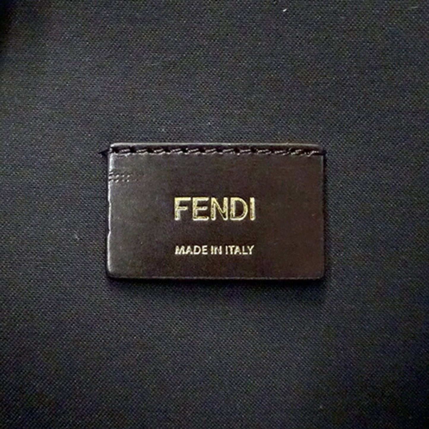 FENDI bag men's rucksack backpack leather mania white 7VZ044 FIRA collaboration