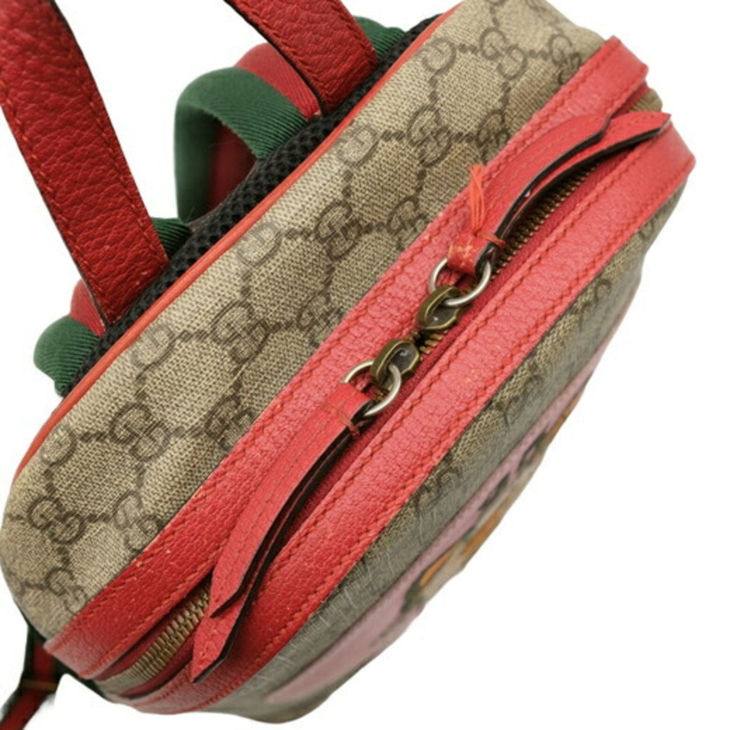 GUCCI Bosco GG Supreme Embroidered Backpack Daypack Canvas Leather 495621