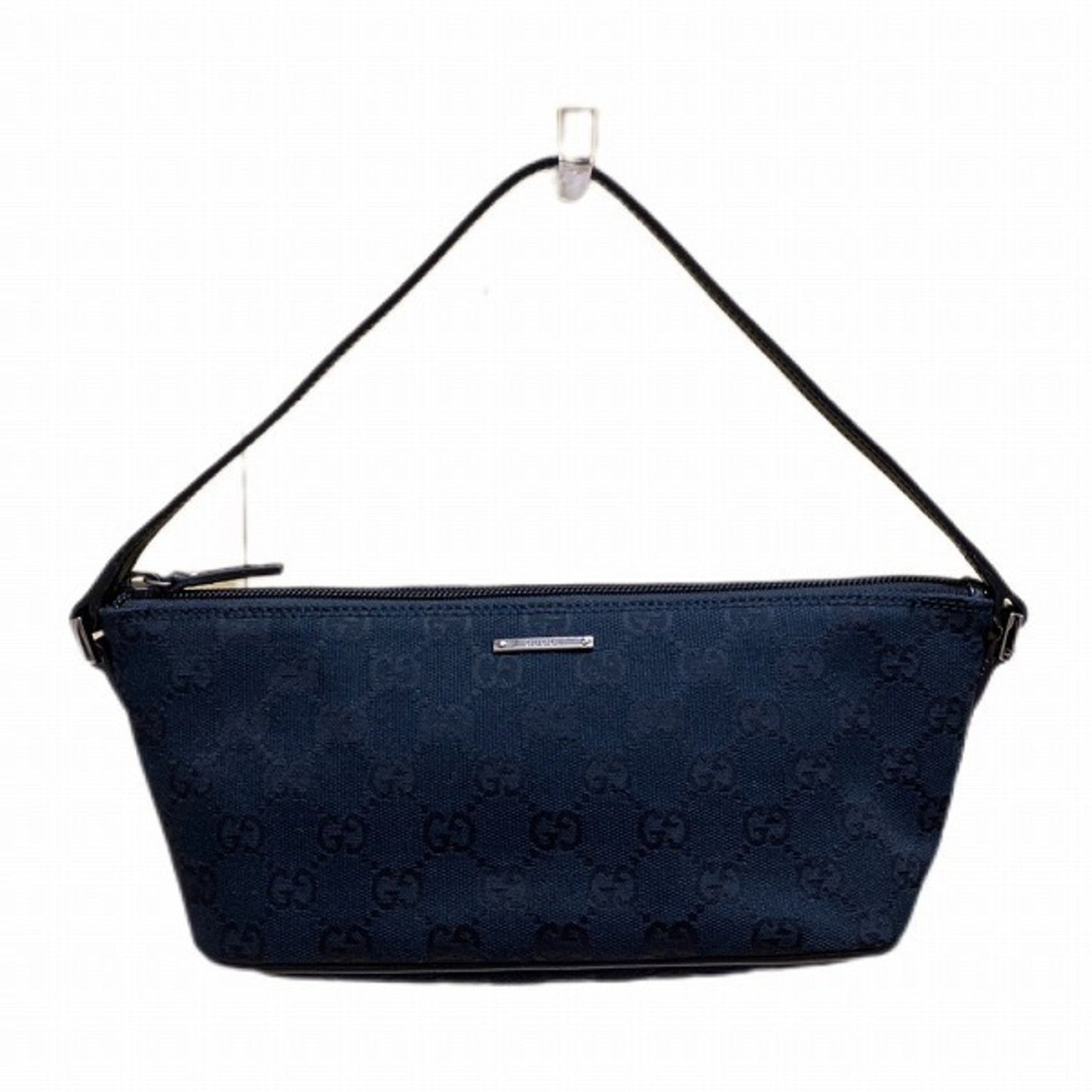 GUCCI GG canvas pattern hand pouch black bag handbag ladies