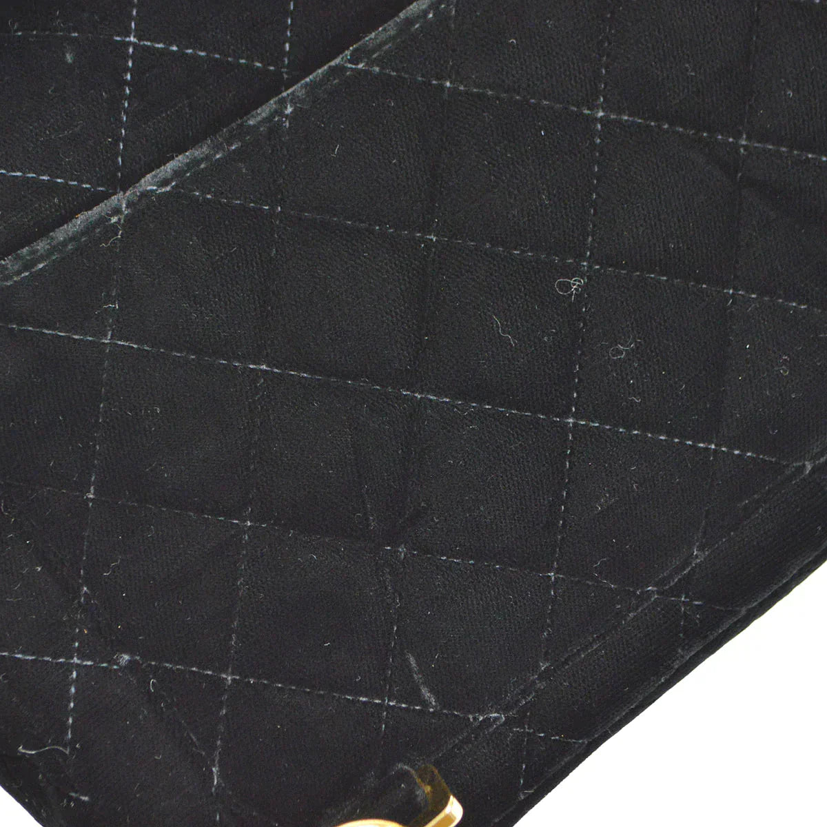 CHANEL 1994-1996 Classic Flap Backpack Black Velvet