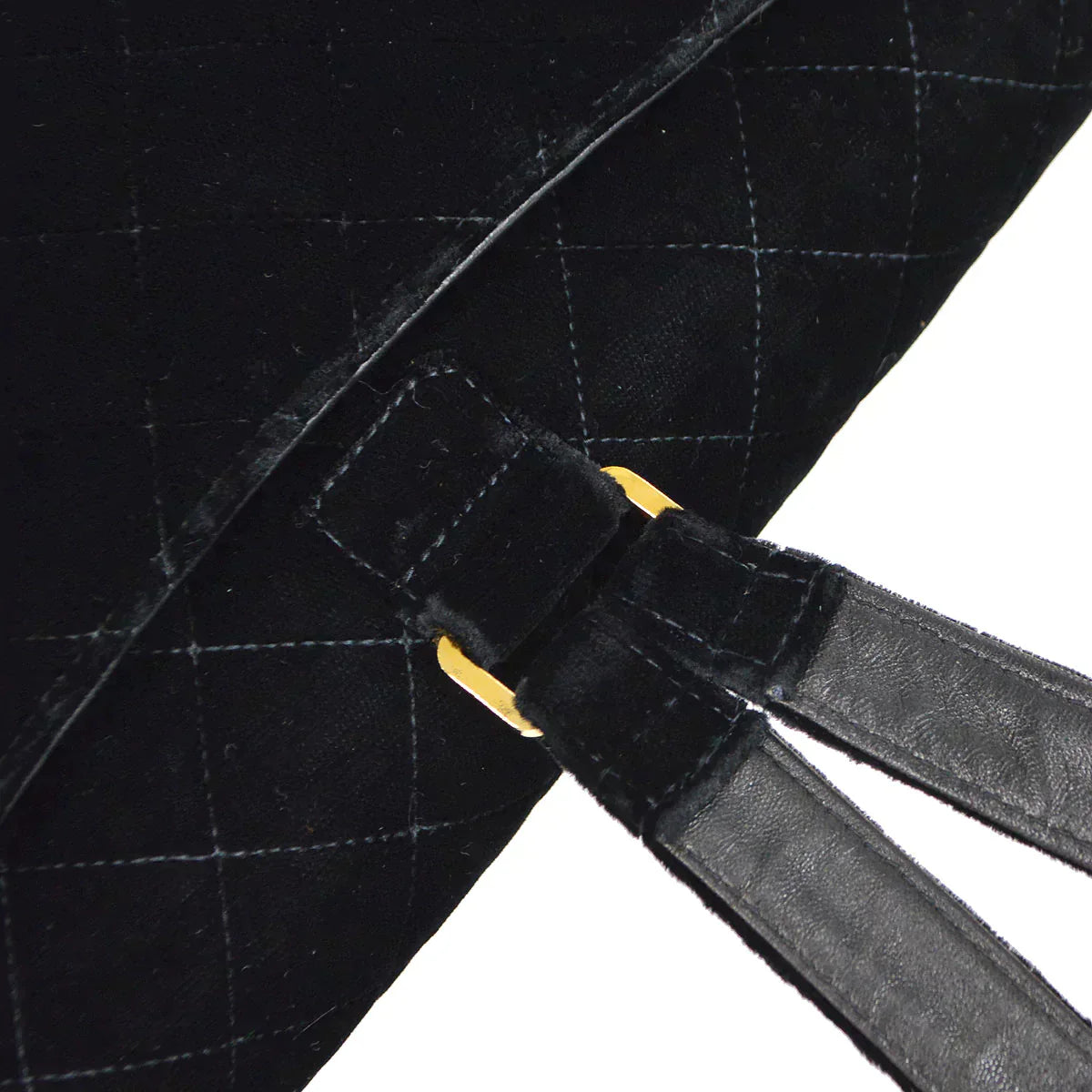 CHANEL 1994-1996 Classic Flap Backpack Black Velvet