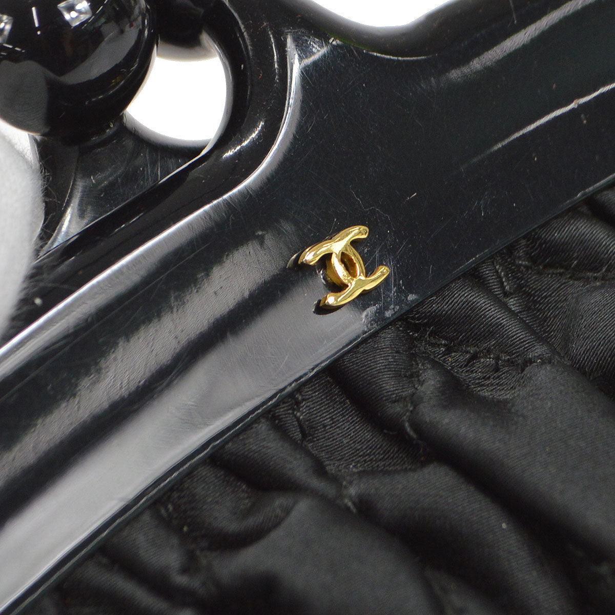 CHANEL 1986-1988 Kisslock Shoulder Bag Small
