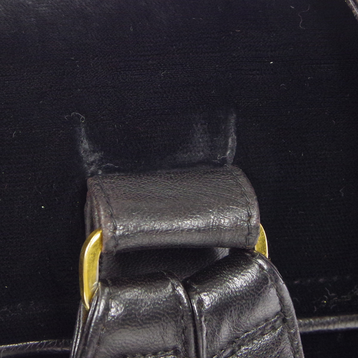 CHANEL 1991-1994 Backpack Black Velvet