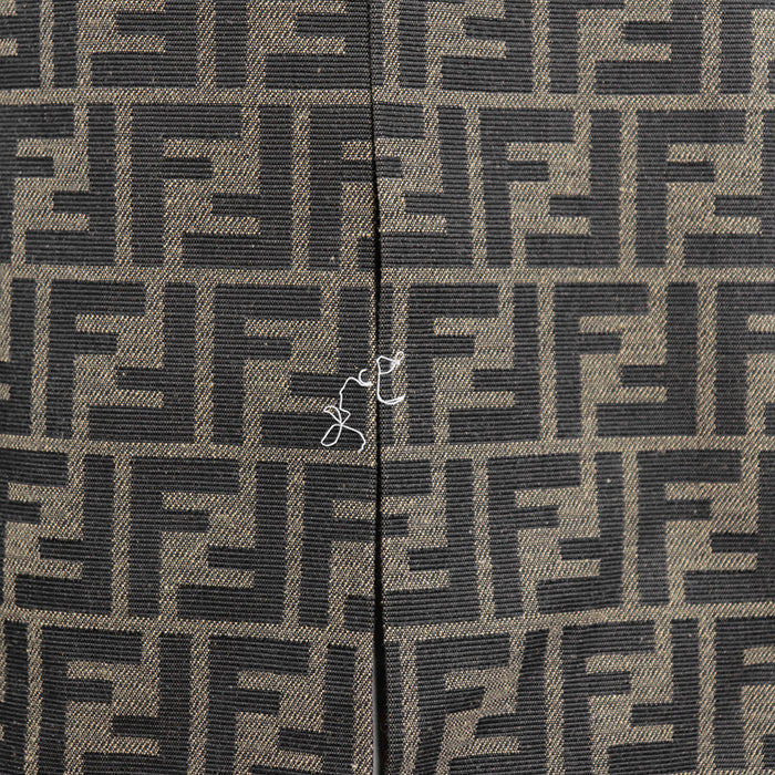 FENDI coat polyester Khaki, Brown FF8887 A5W3 36