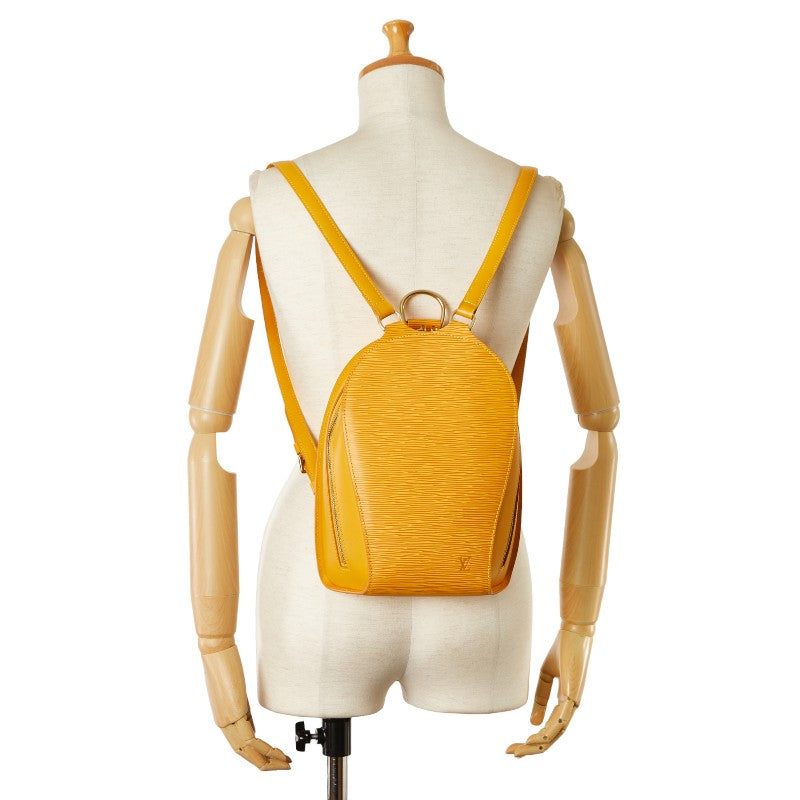 Louis Vuitton Mabillon Leather Backpack M52239