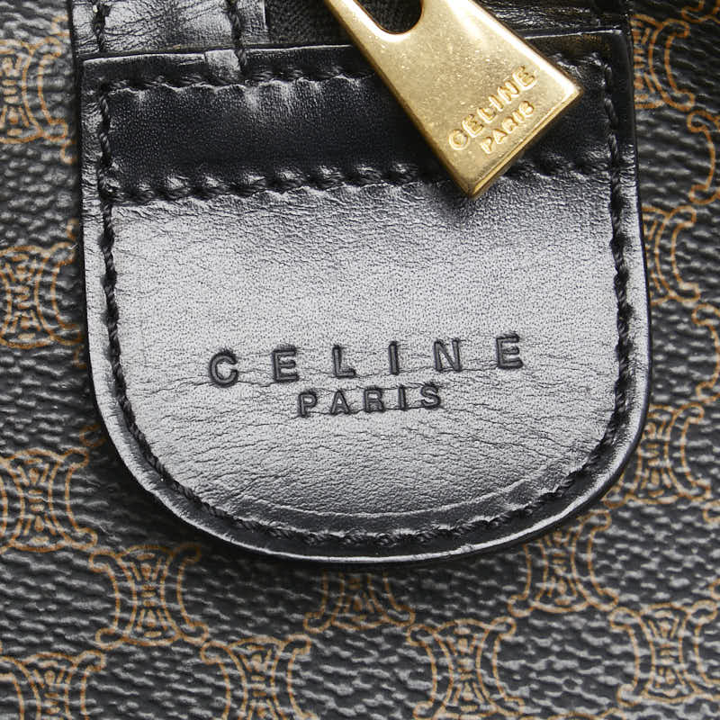 Celine Macadam PVC Leather Boston Bag