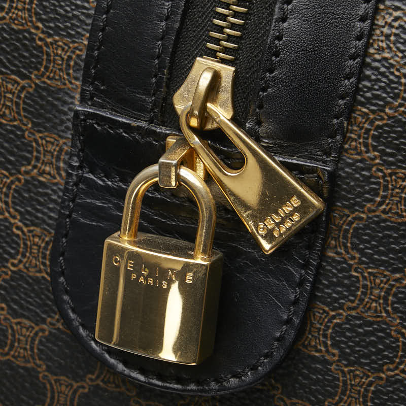 Celine Macadam PVC Leather Boston Bag