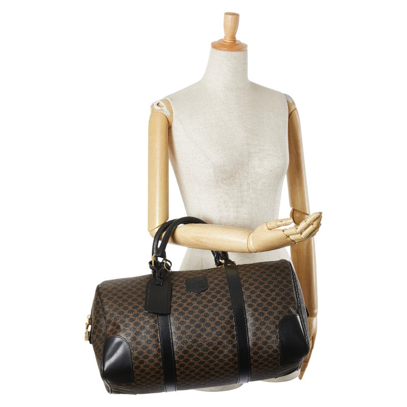 Celine Macadam PVC Leather Boston Bag