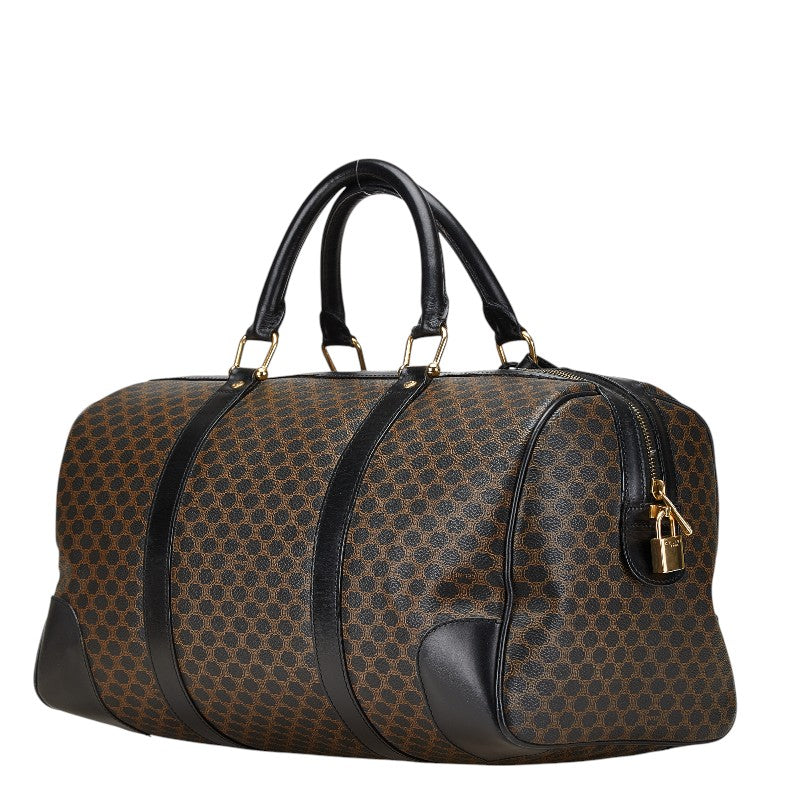 Celine Macadam PVC Leather Boston Bag