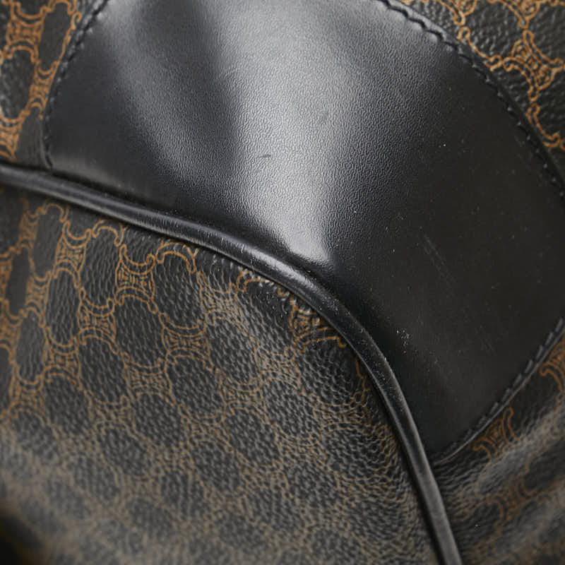 Celine Macadam PVC Leather Boston Bag