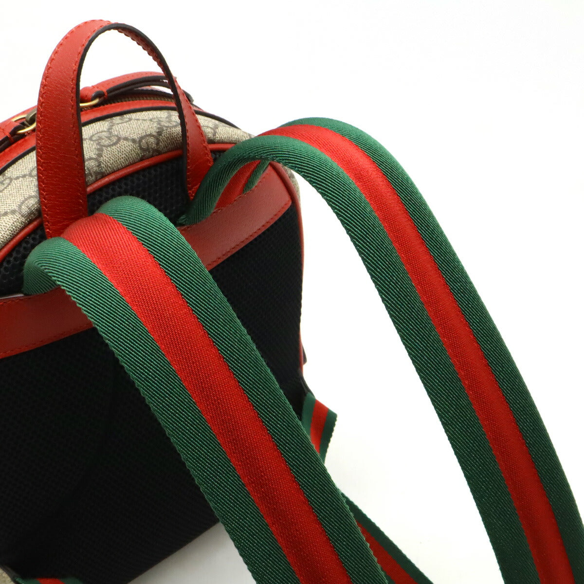 Gucci GG Supreme Bosco Dog Backpack PVC Leather